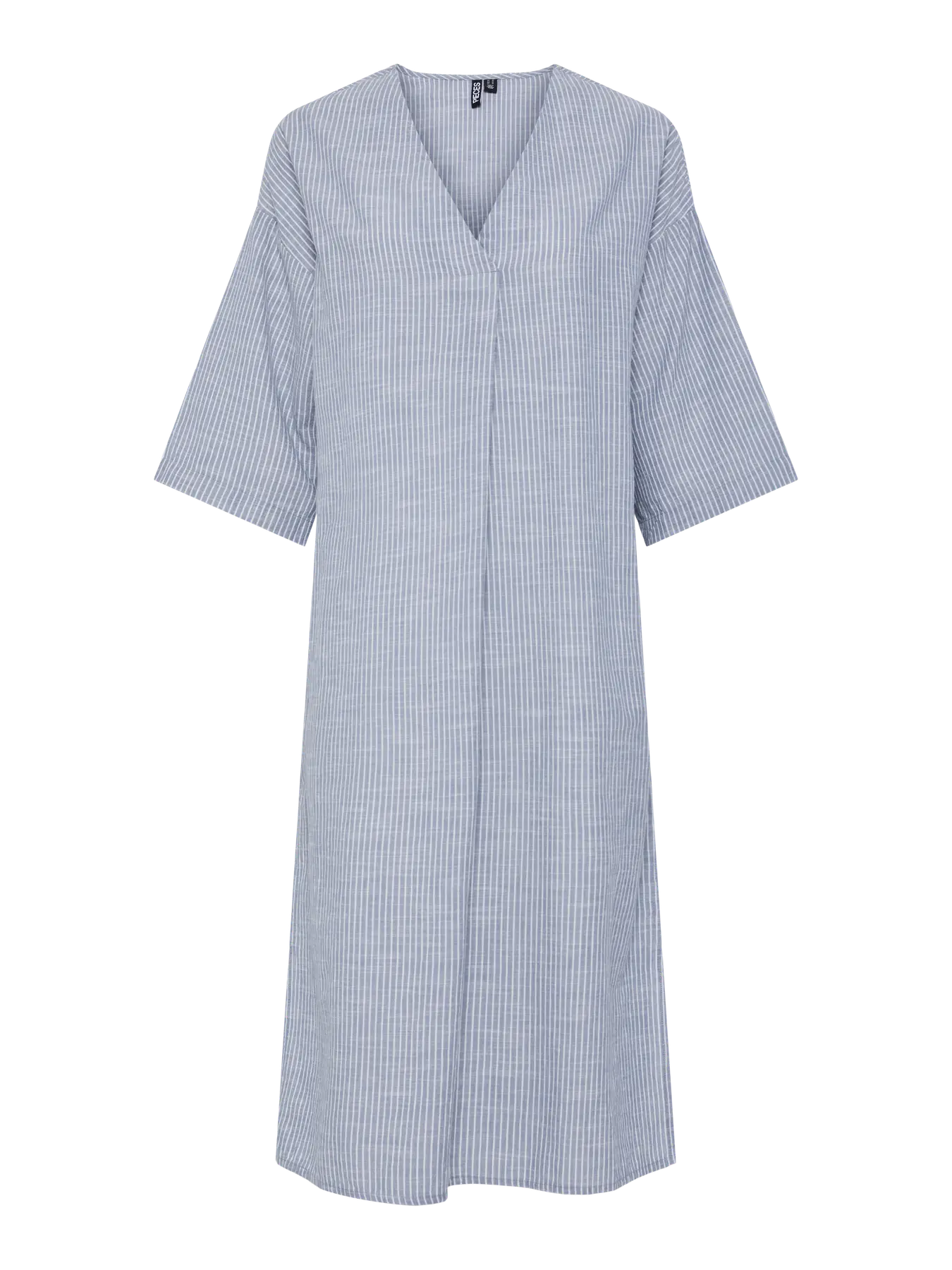 PCAPIA 2/4 V-NECK MIDI DRESS