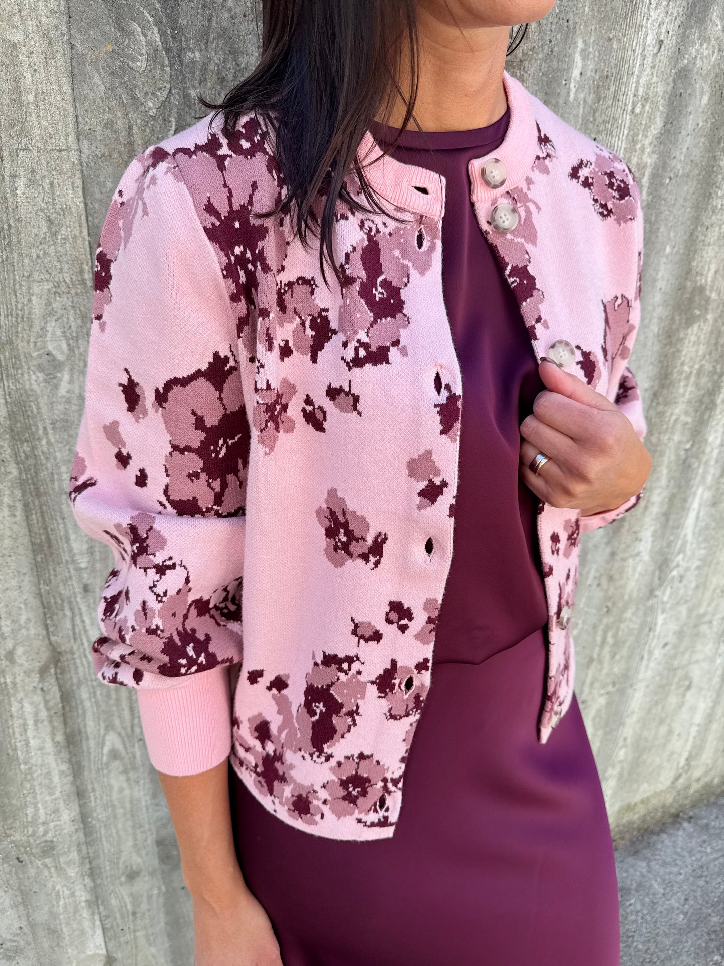 YASCHARLOTTE LS KNIT CARDIGAN
