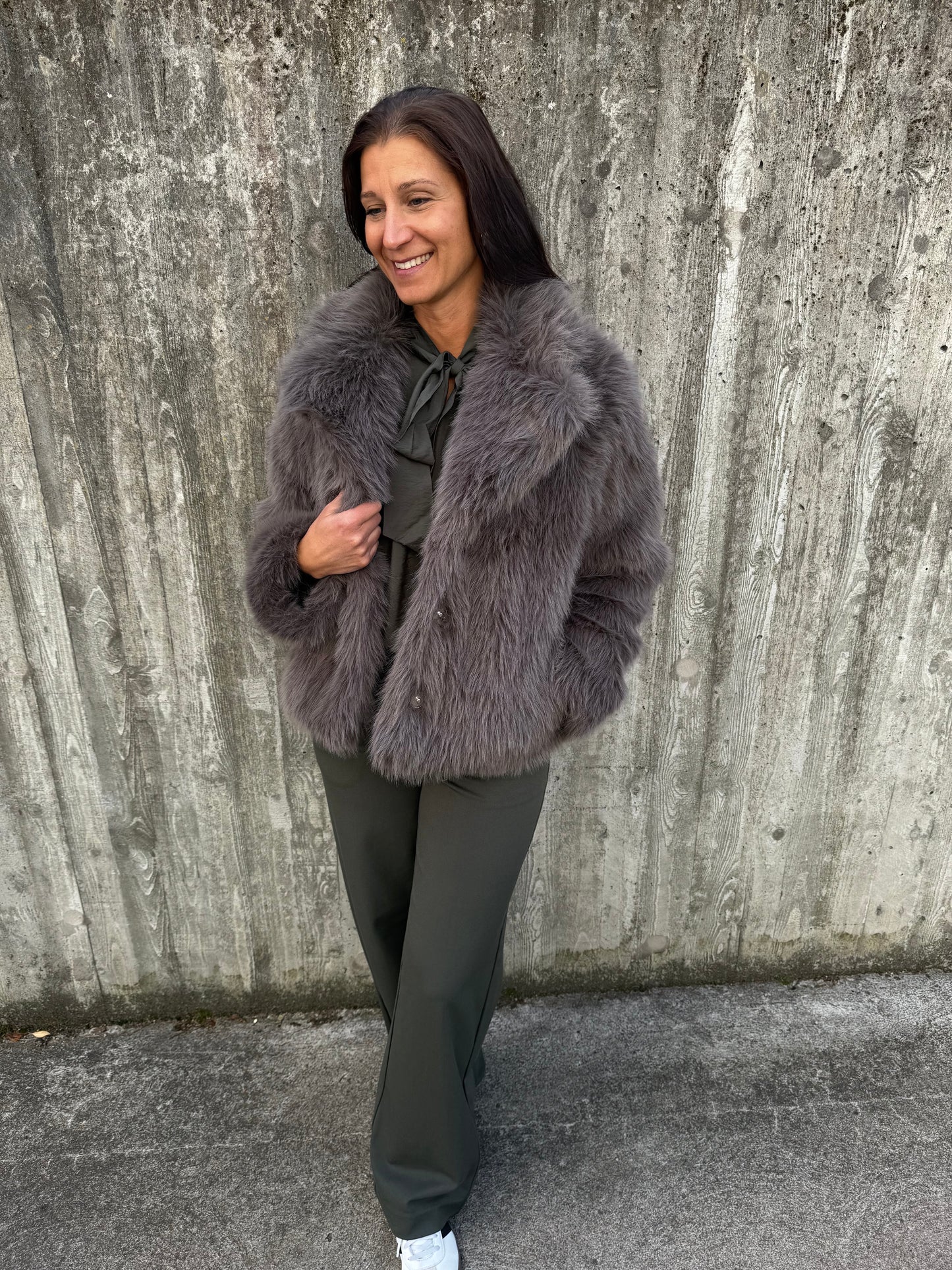 OBJISADORA L/S HAIRY COAT