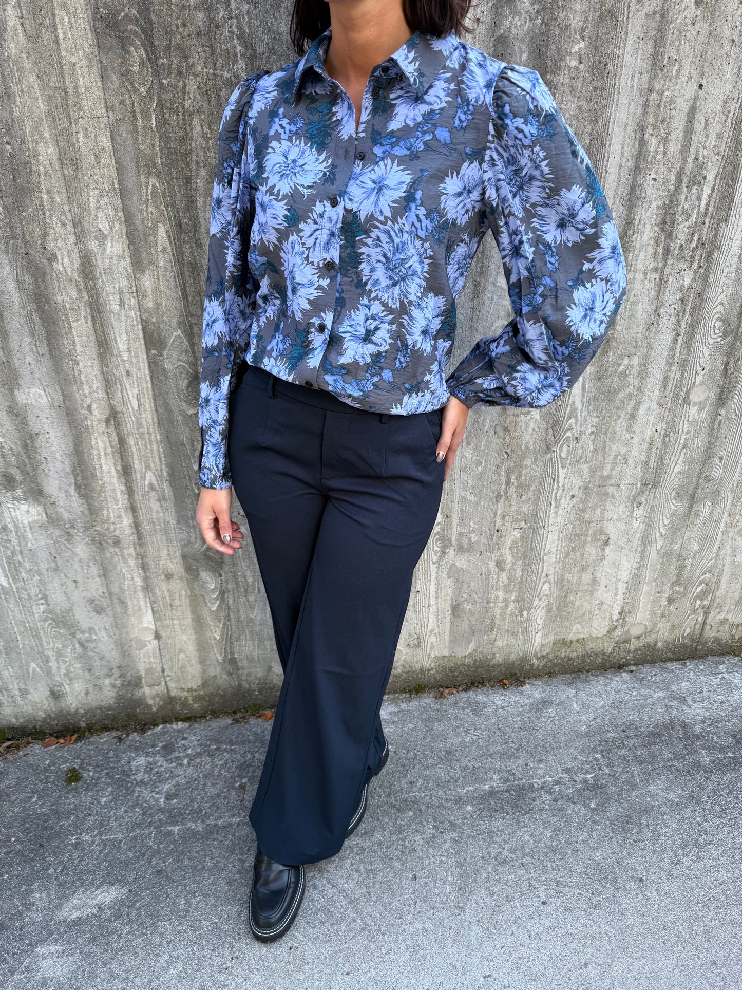 OBJLISA WIDE PANT SKY CAPTAIN