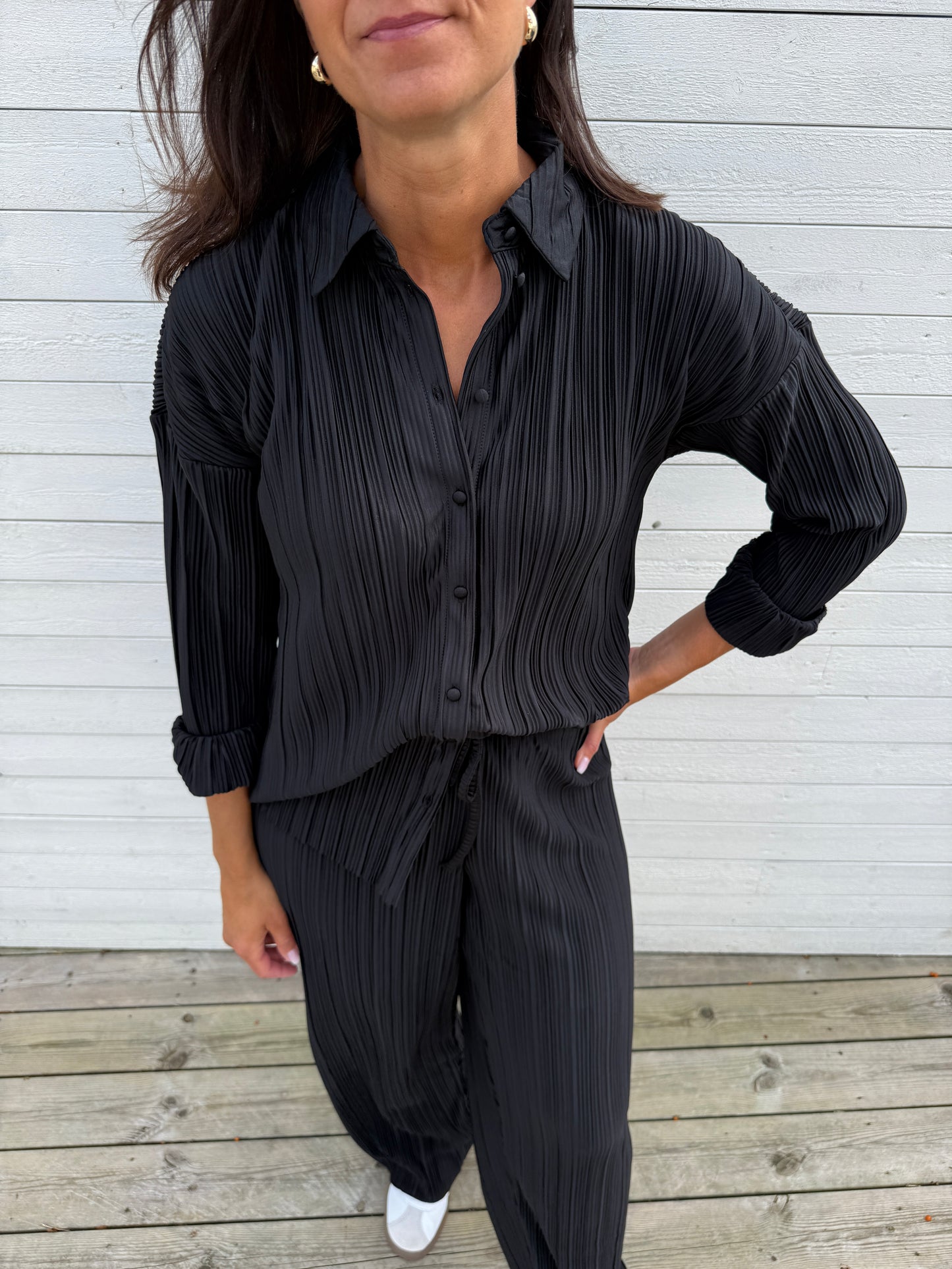 ONLPERY L/S SHIRT BLACK
