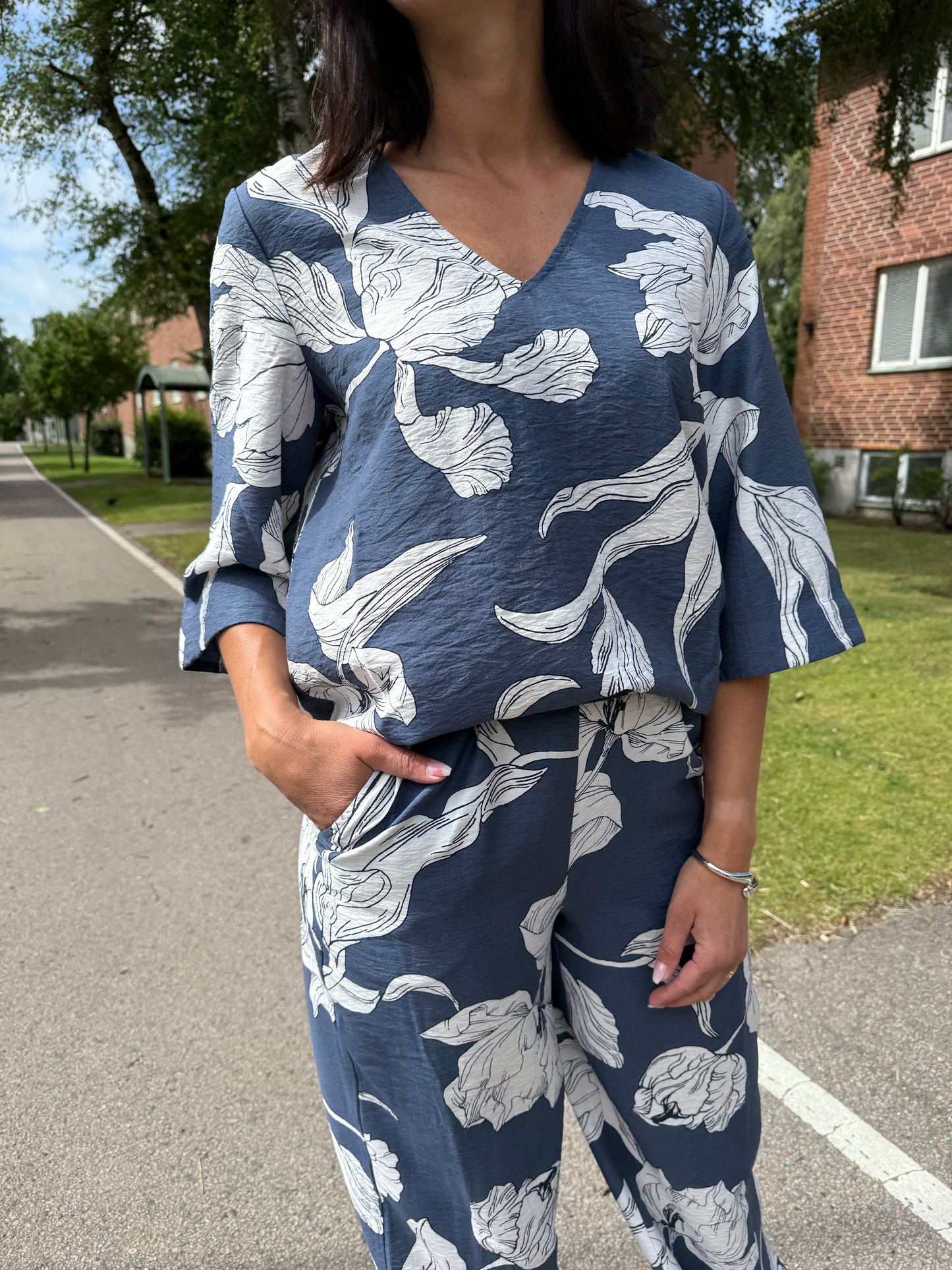 VIPIVA V-NECK 3/4 TOP