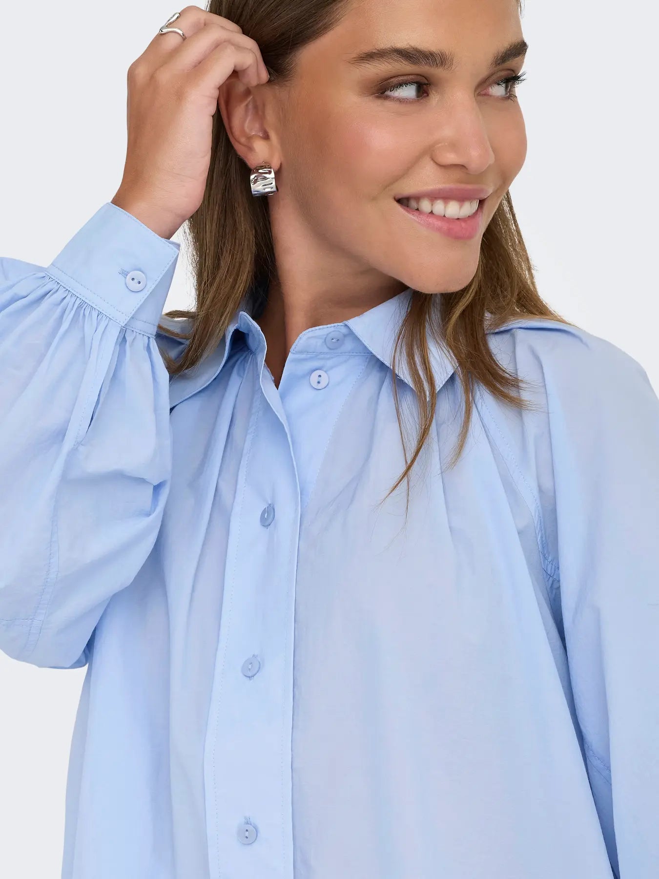 ONLRIVER LS SHIRT CASHMERE BLUE