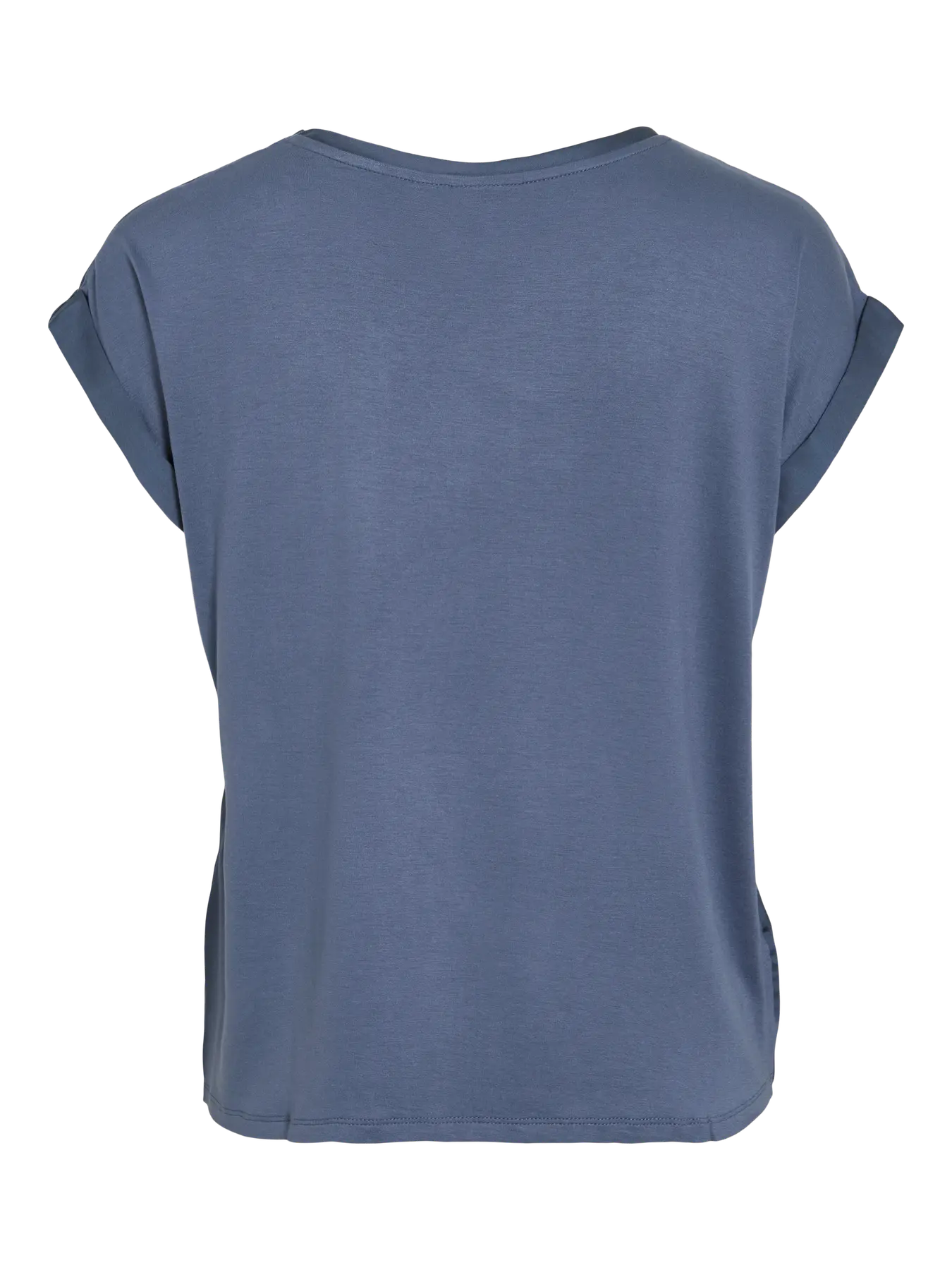 VIELLETTE S/S SATIN TOP VINTAGE INDIGO