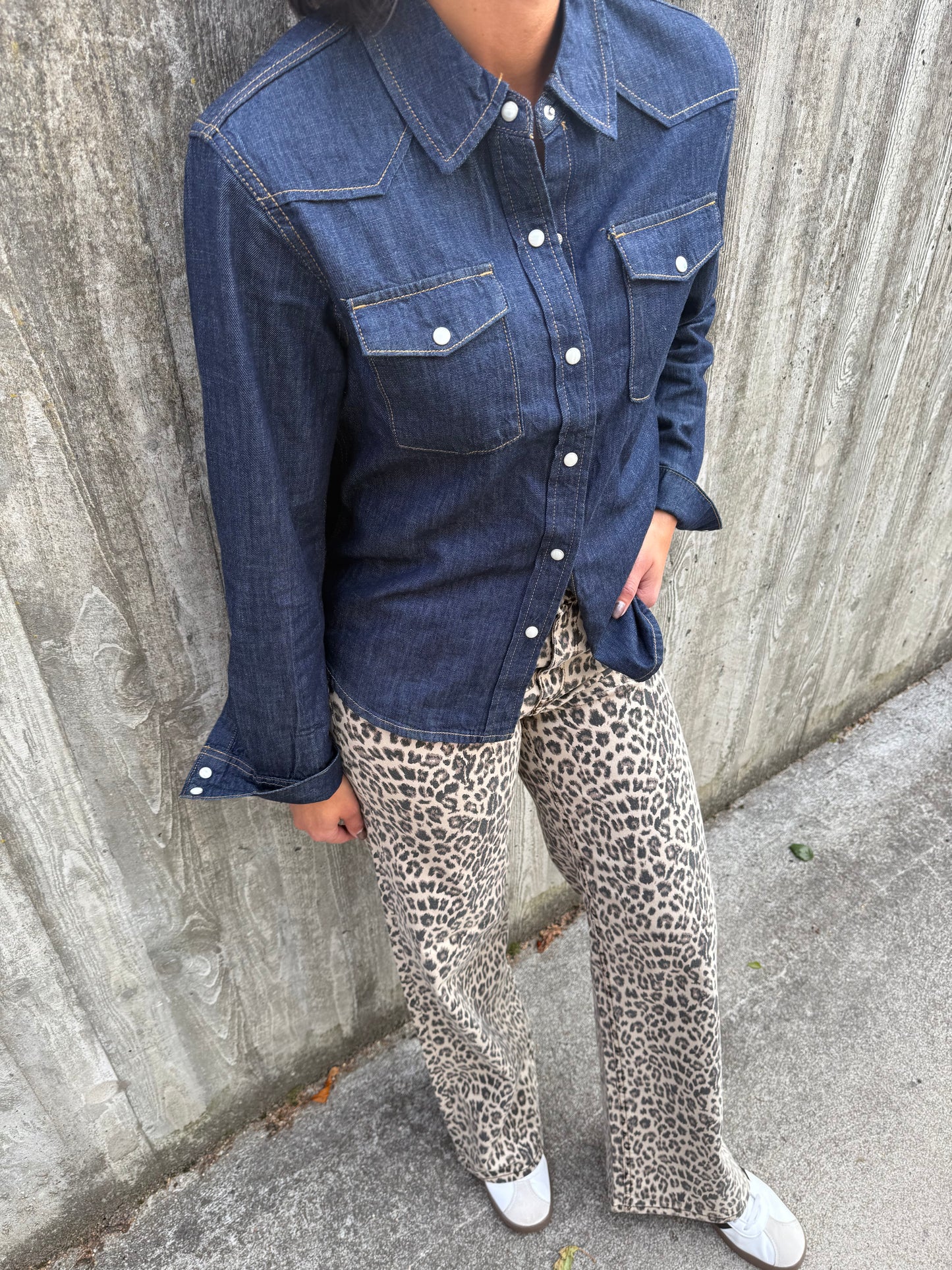 ONLCHARLIZE LS DNM SHIRT RINSE