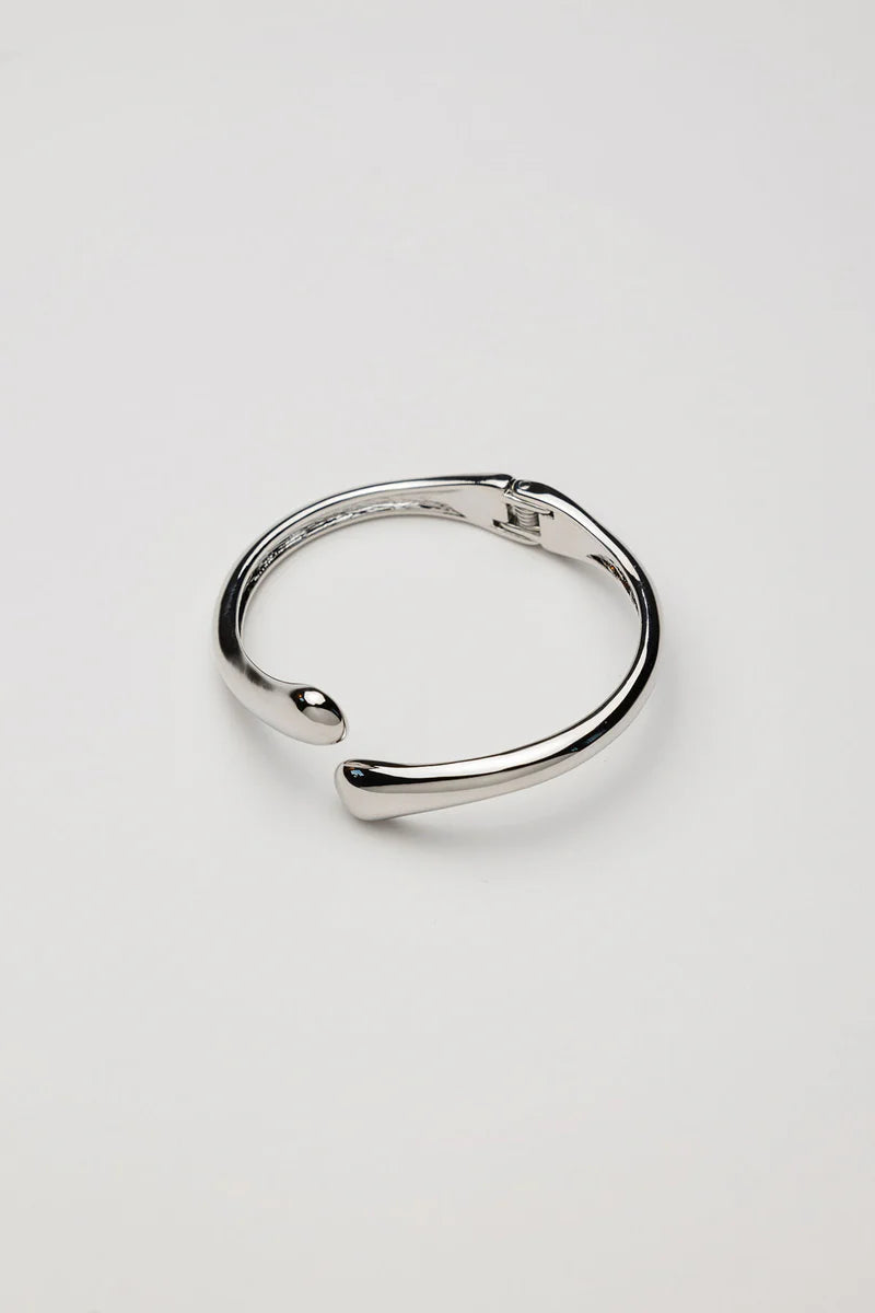 Twin Drop Bracelet Silver