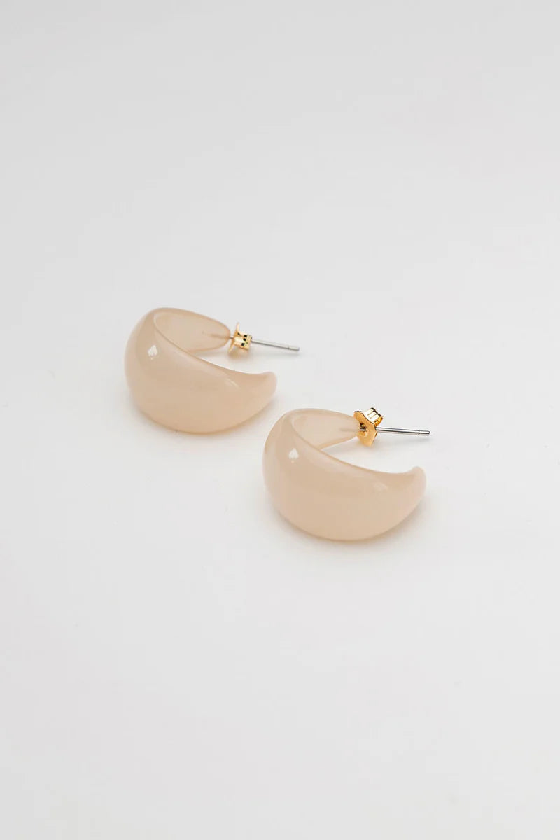 Beige Hoops