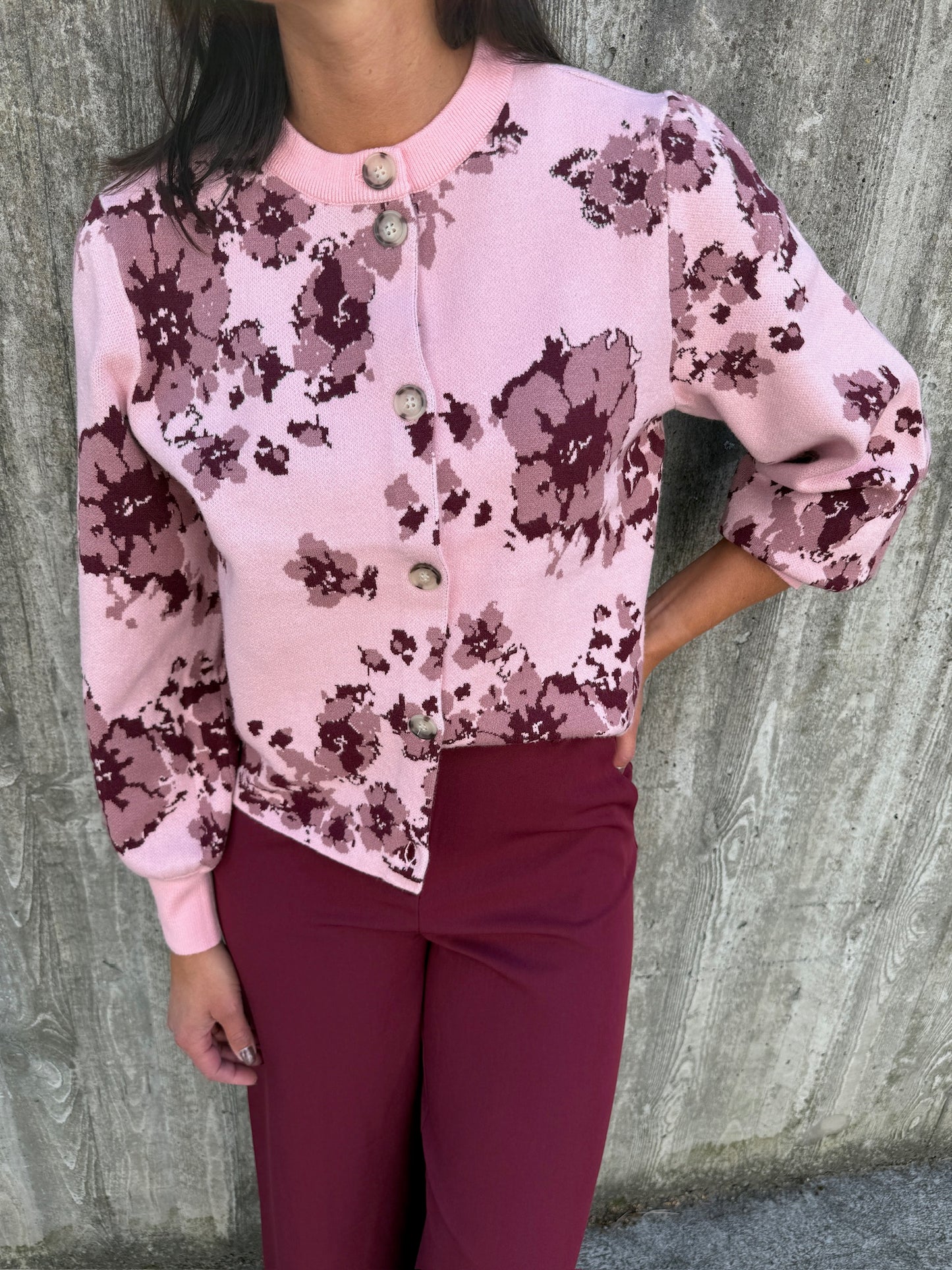 YASCHARLOTTE LS KNIT CARDIGAN