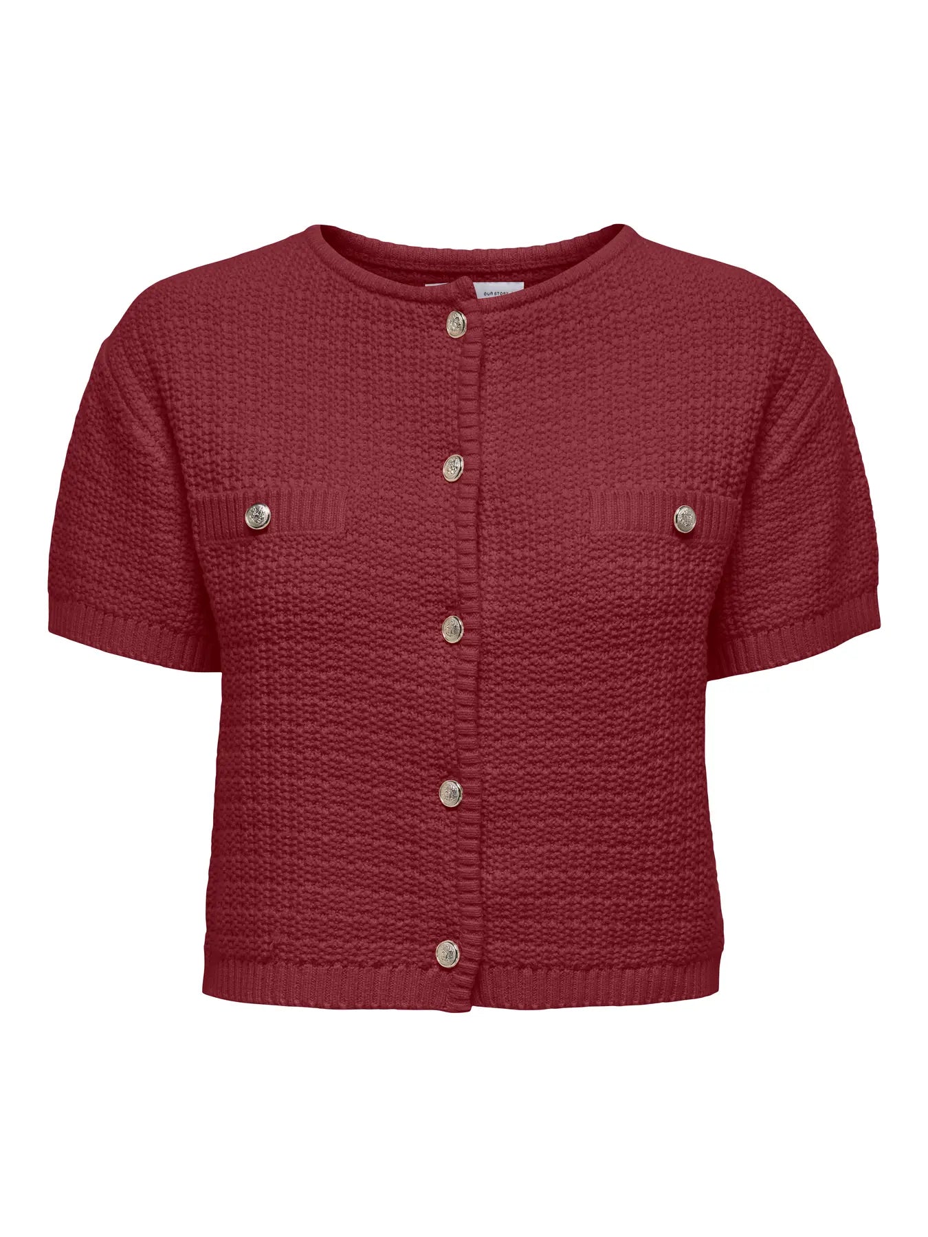 ONLKIEL S/S BUTTON CARD CABERNET