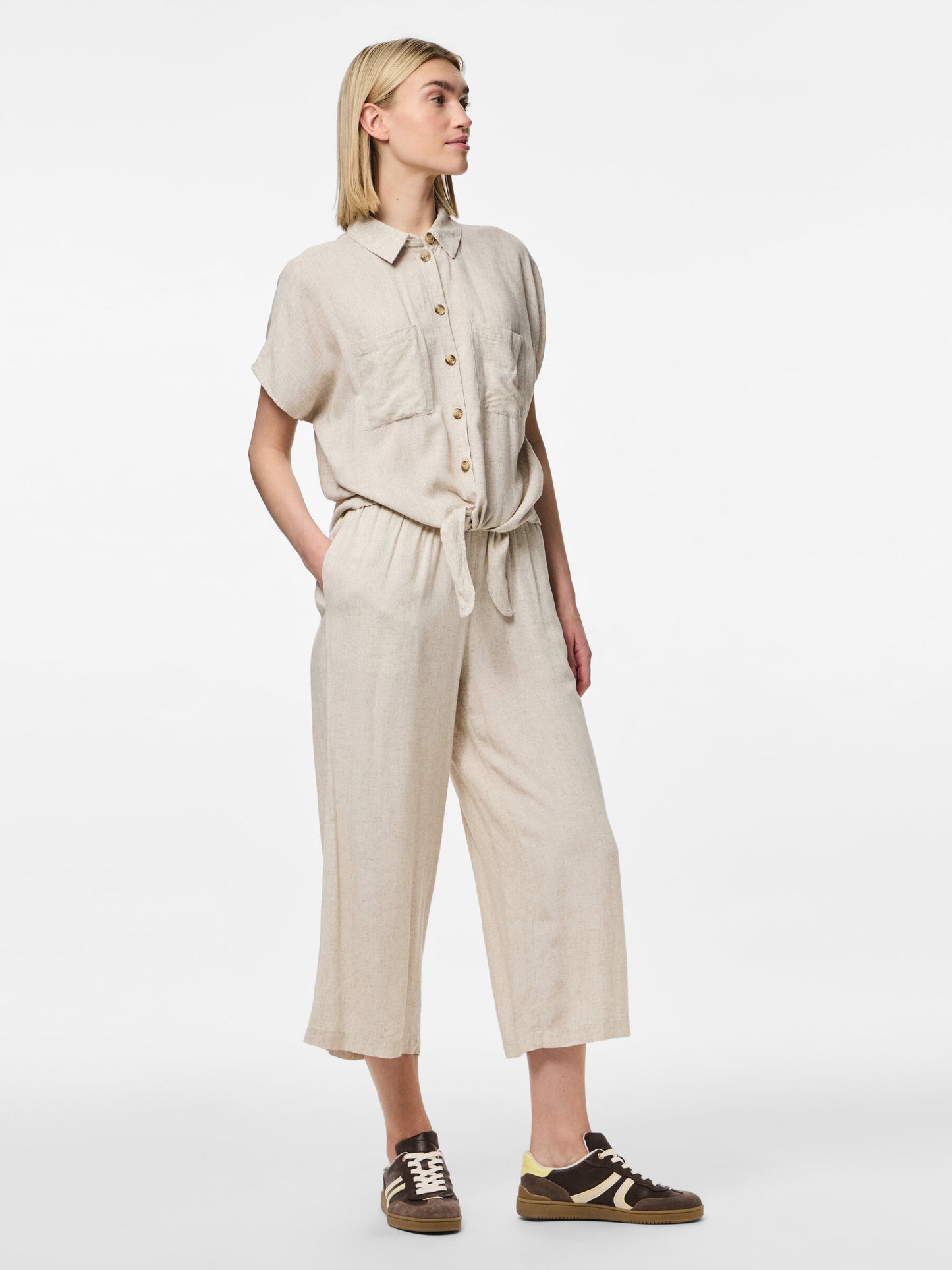 PCPIA HW WIDE CULOTTE BEIGE