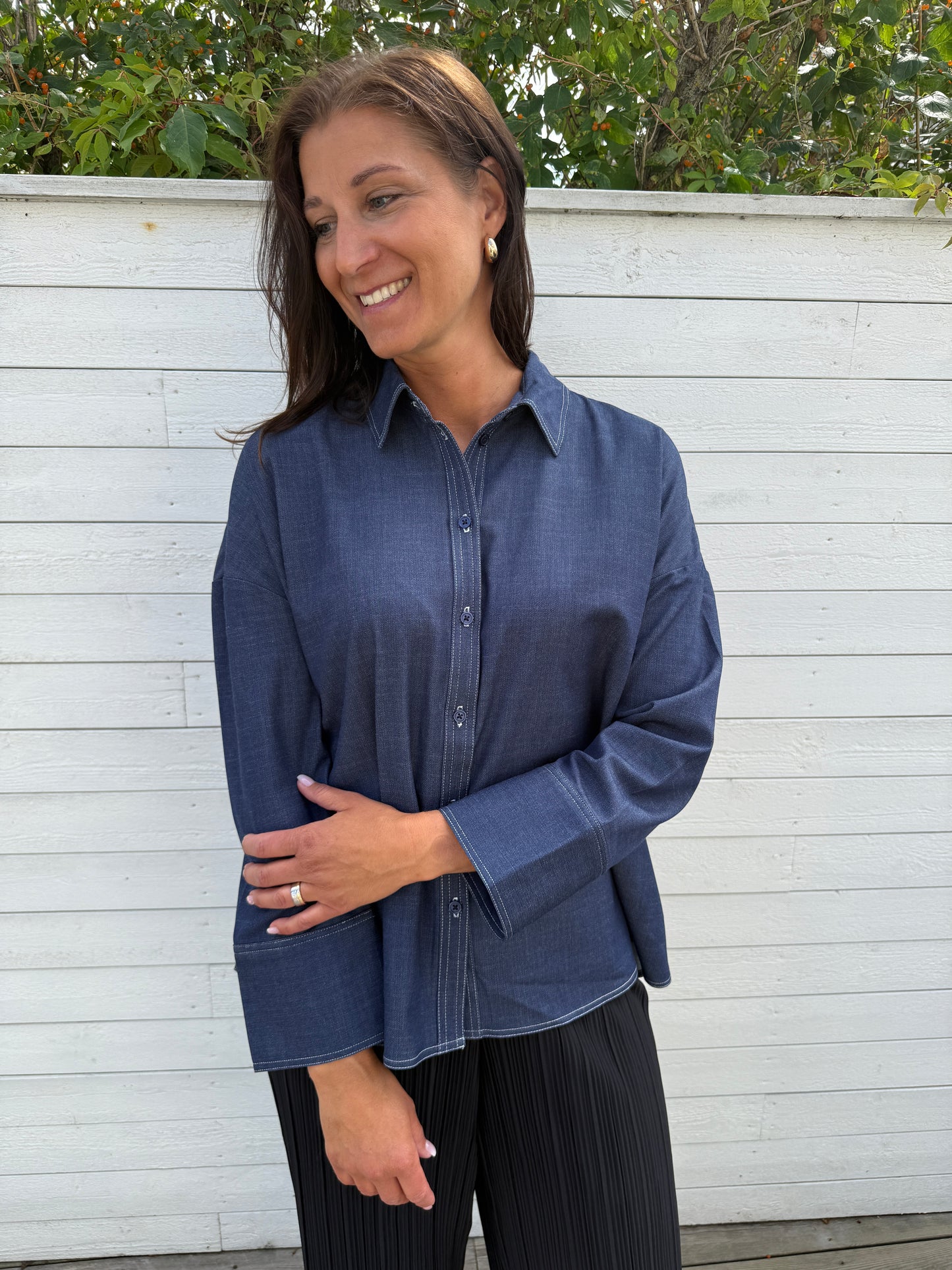 ONLJINA L/S STITCH SHIRT