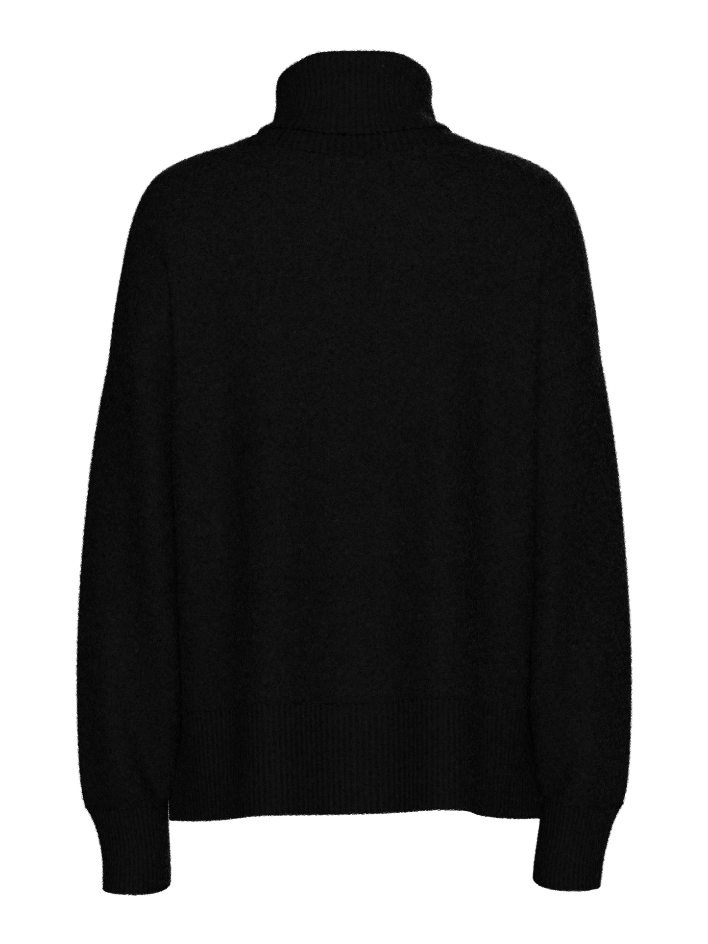 PCMALOU LS ROLLNECK KNIT BLACK
