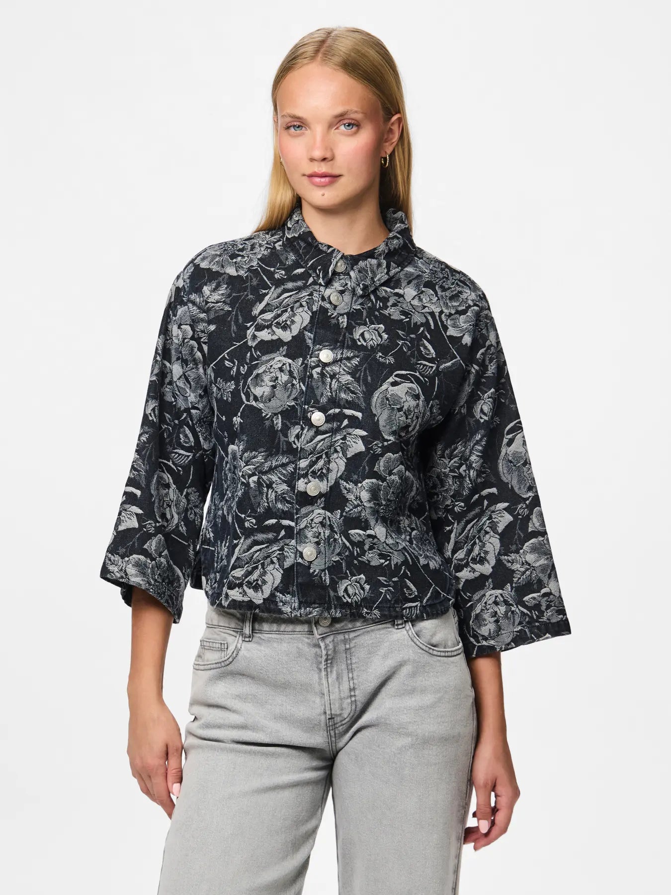 PCMAROSA 3/4 SL DENIM SHIRT