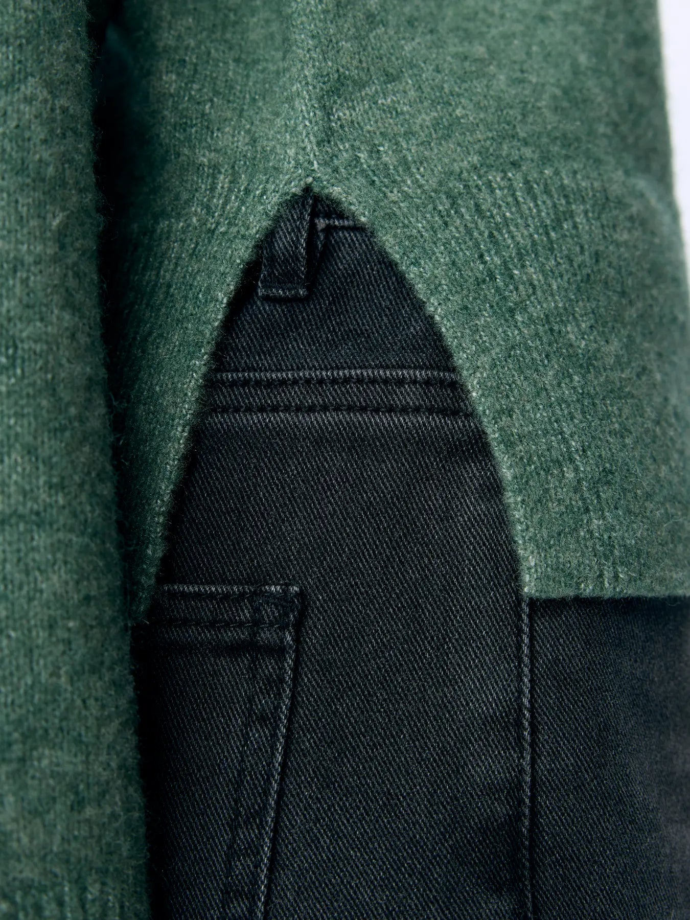 OBJJUNO L/S LO O-NECK KNIT GREEN MELANGE