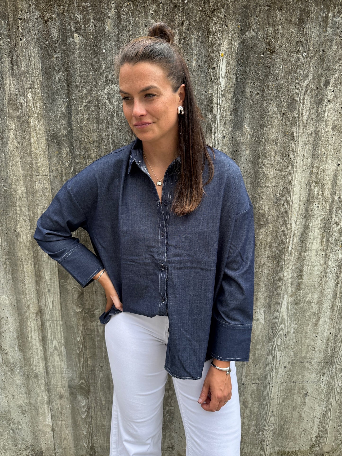 ONLJINA L/S STITCH SHIRT