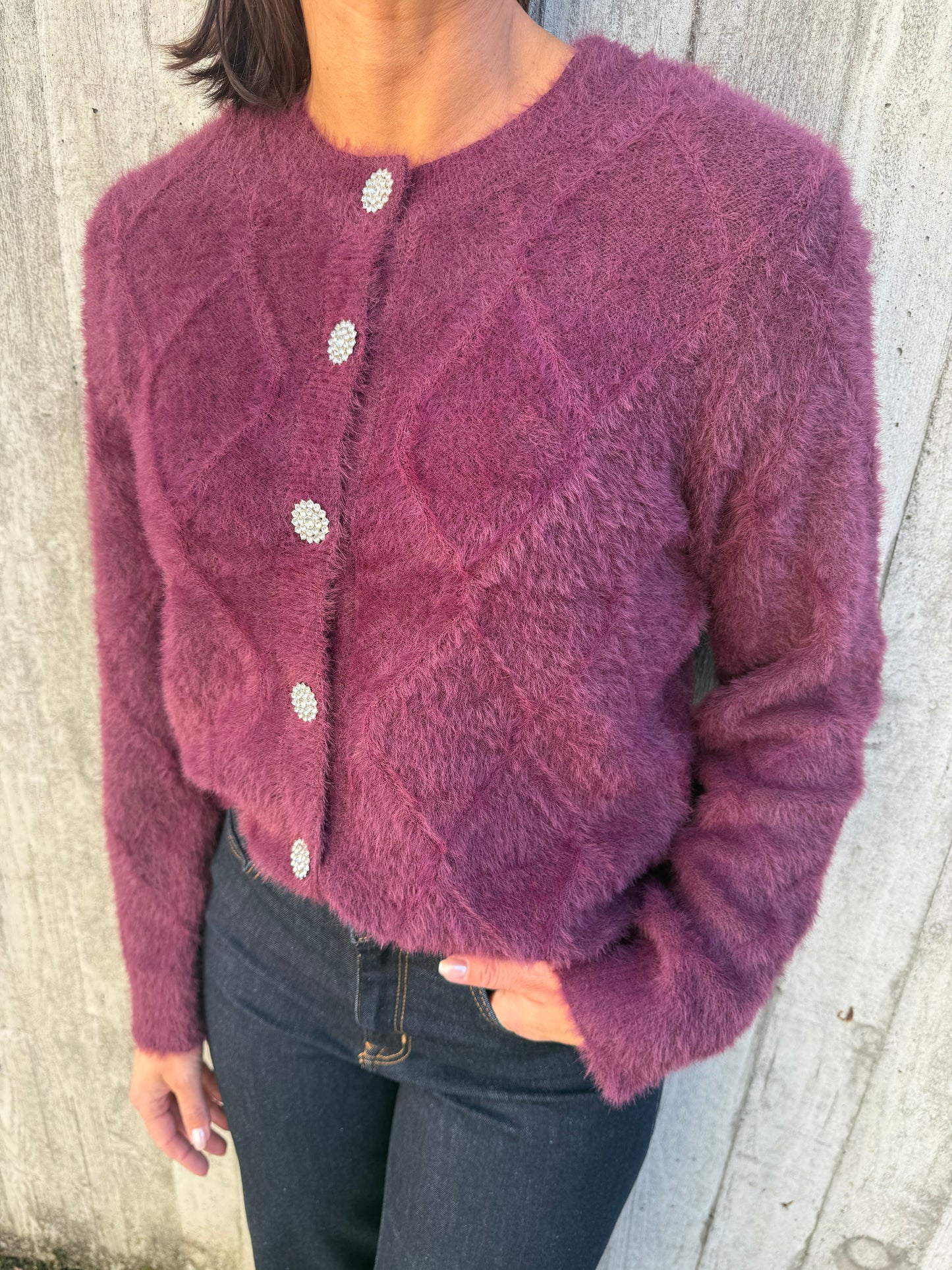 JDYJAYLA L/S O-NECK CARDIGAN FIG