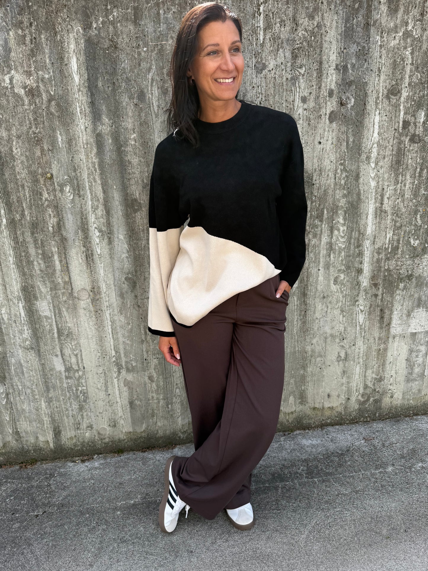 OBJESTERBLOCK L/S KNIT PULLOVER