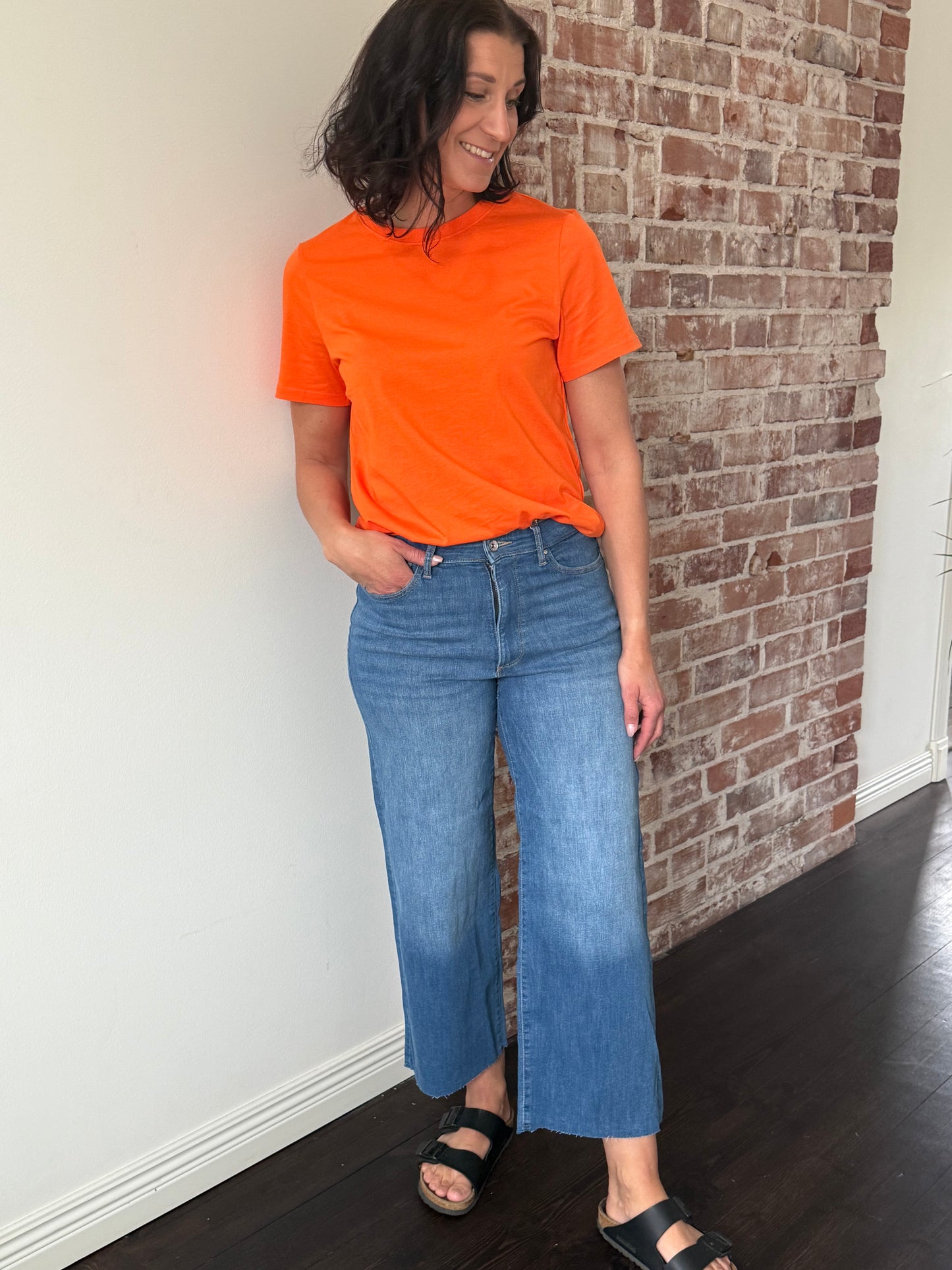 PCRIA SS TEE MANDARIN ORANGE
