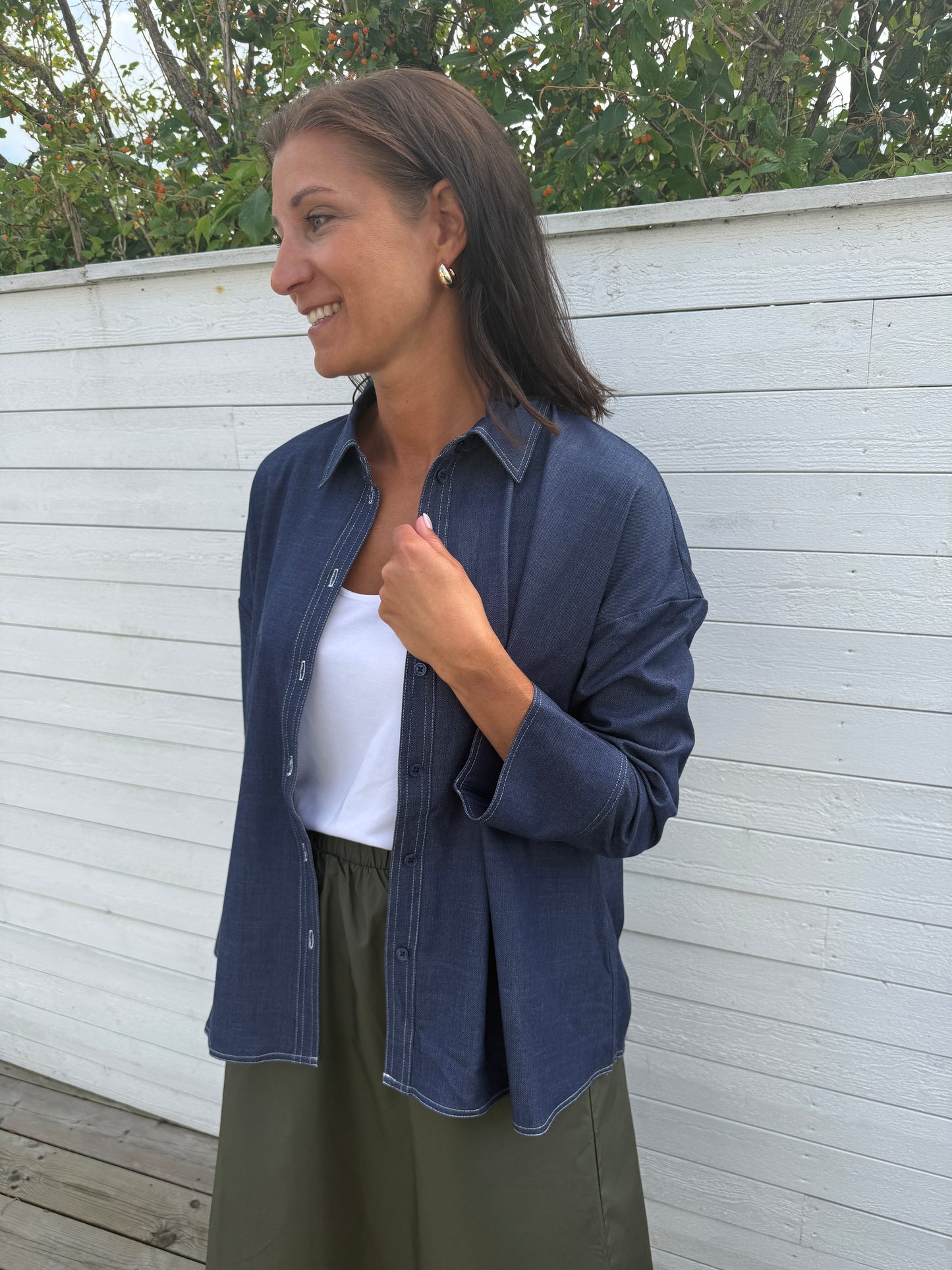 ONLJINA L/S STITCH SHIRT