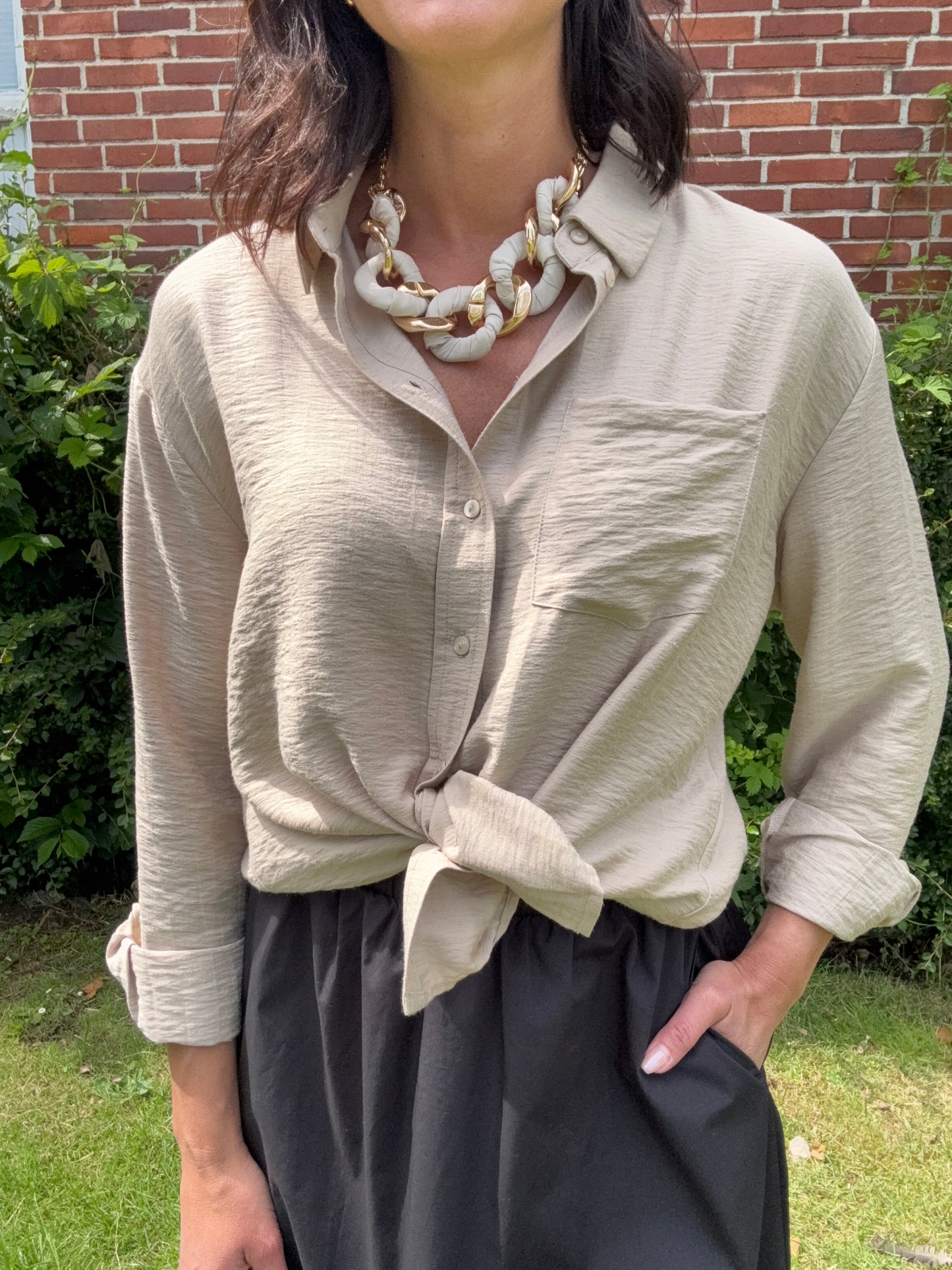 Luisa Necklace Greige