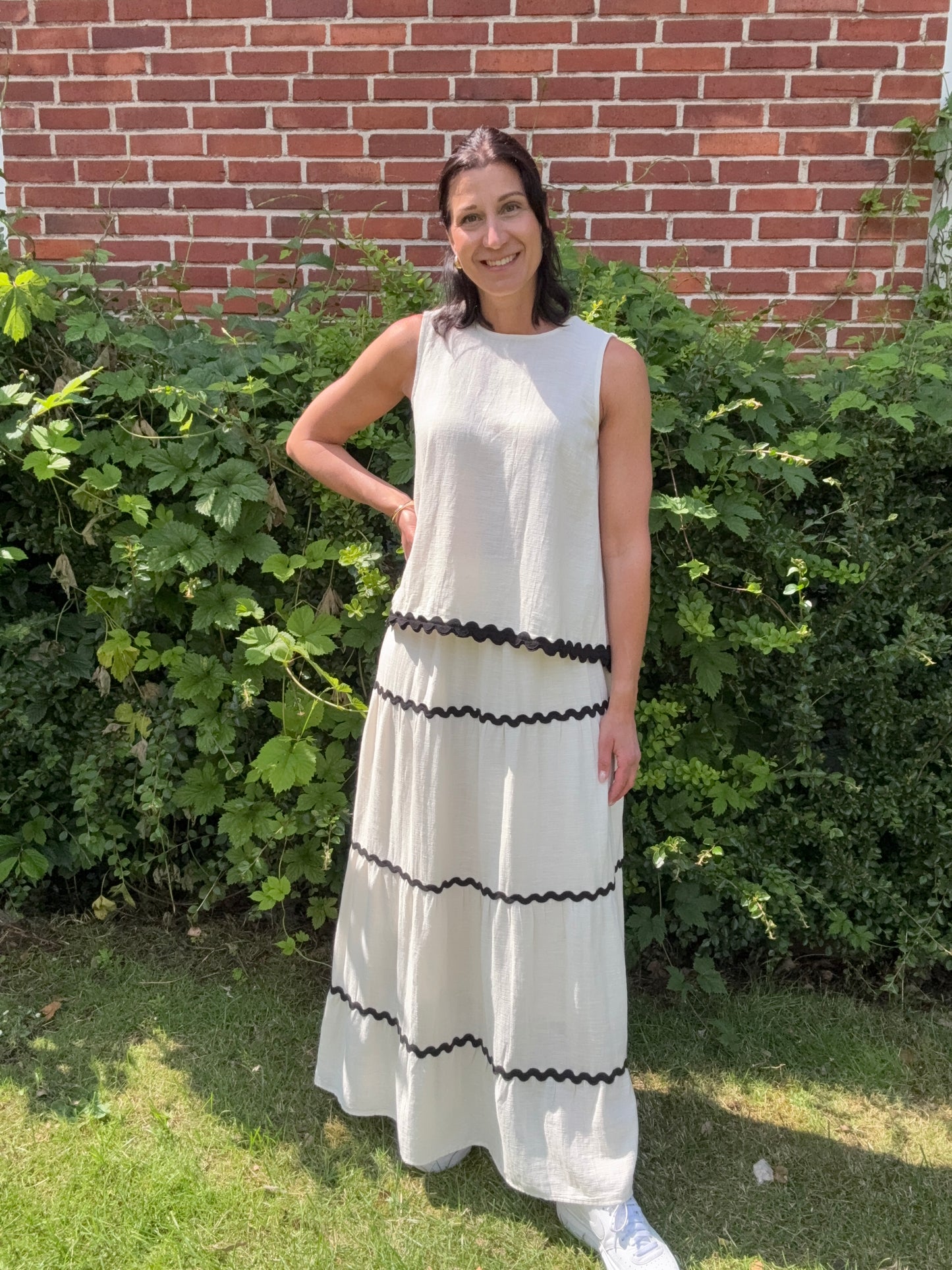 VIMANDA WAVY HW MAXI SKIRT