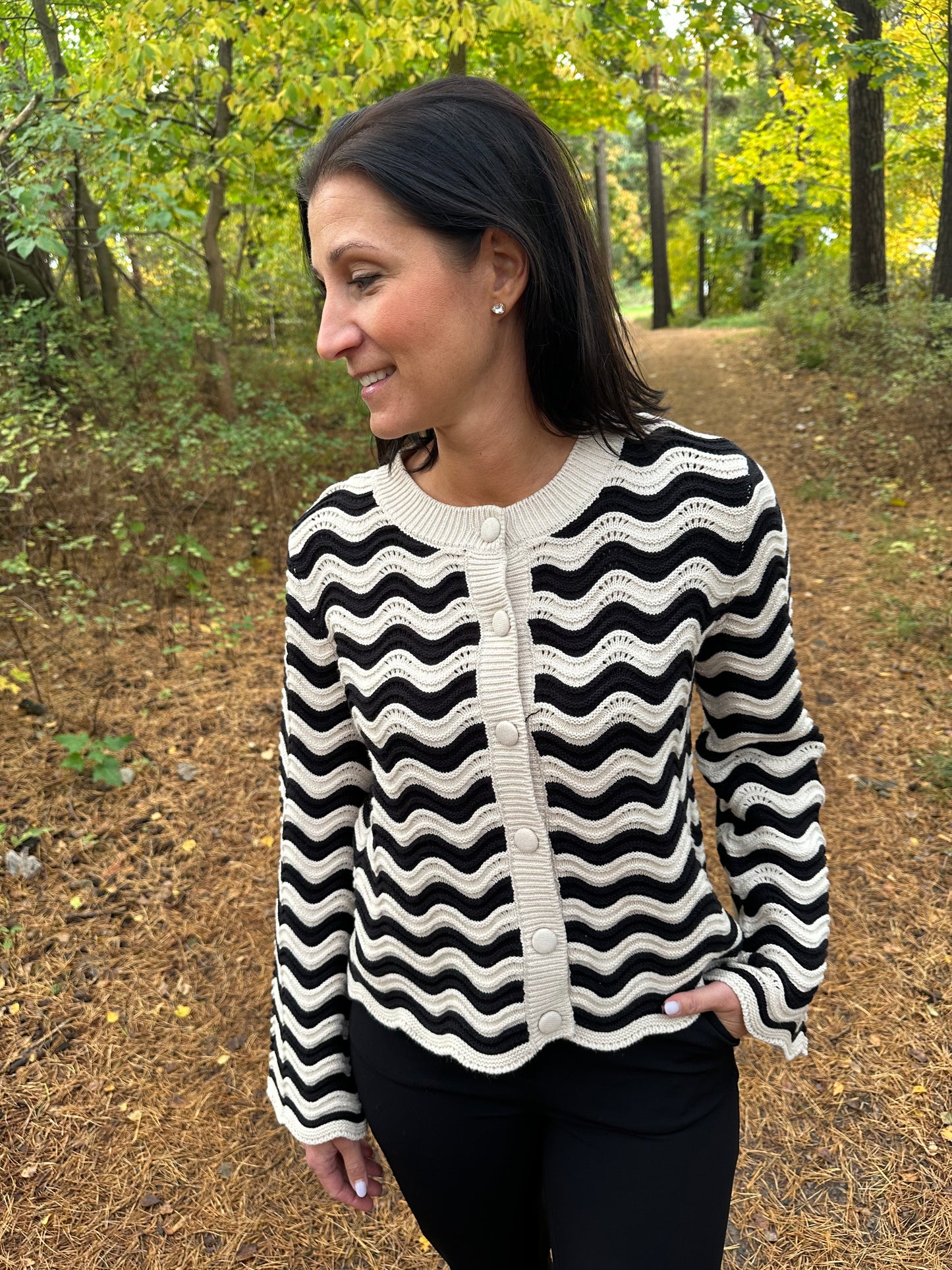 YASBERTHA KNIT CARDIGAN