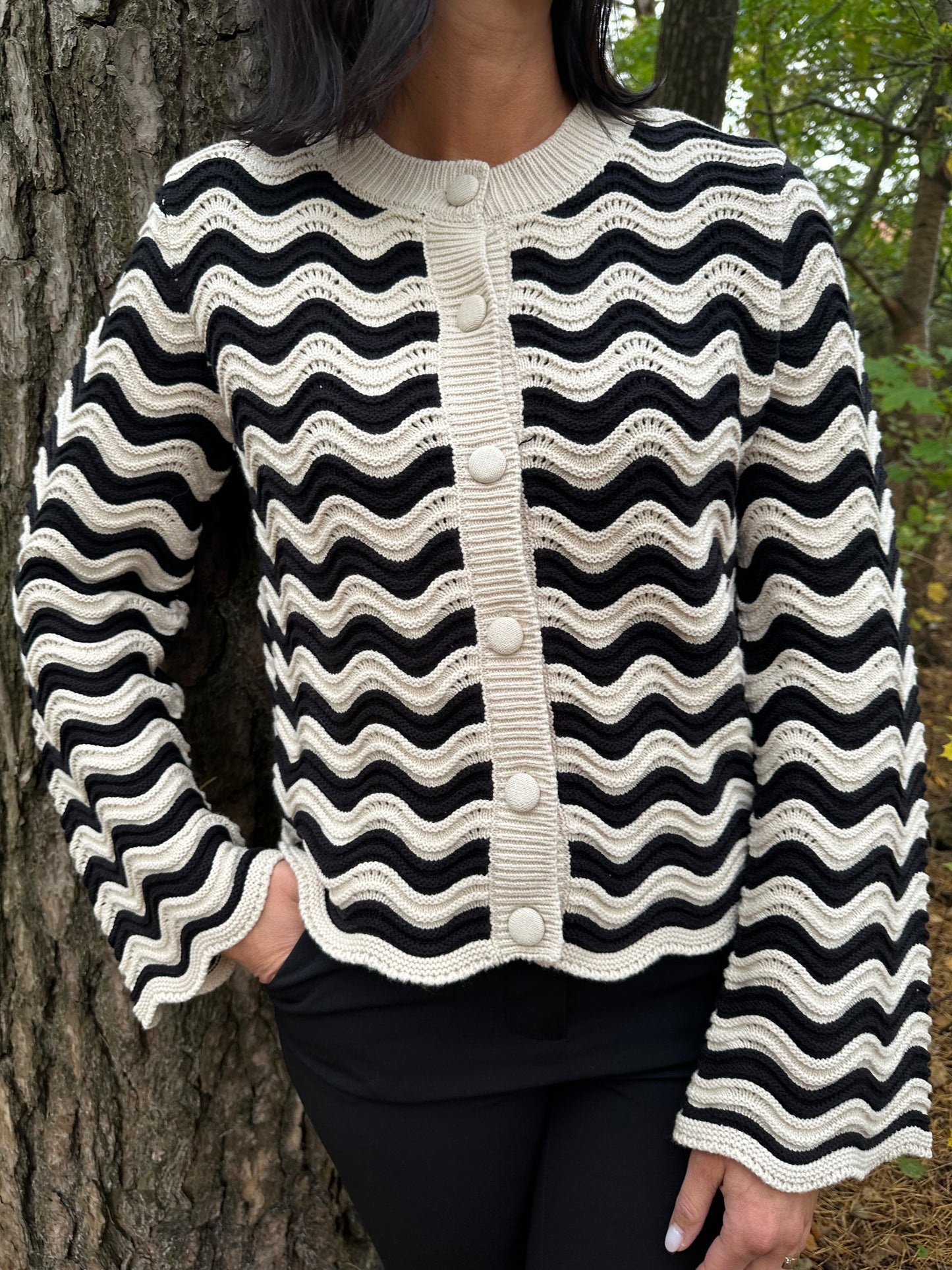 YASBERTHA KNIT CARDIGAN