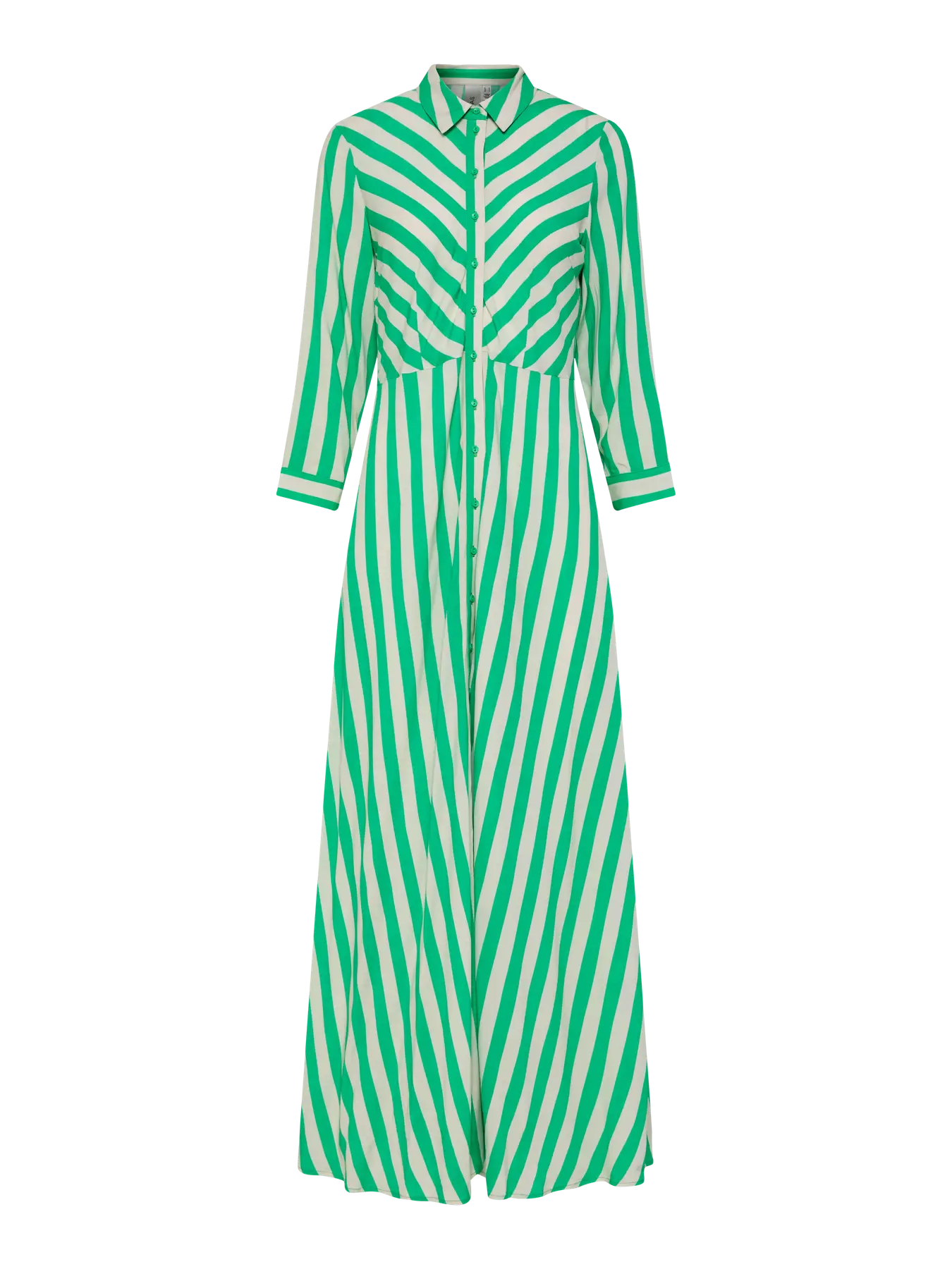 YASSAVANNA LONG SHIRT DRESS GREEN