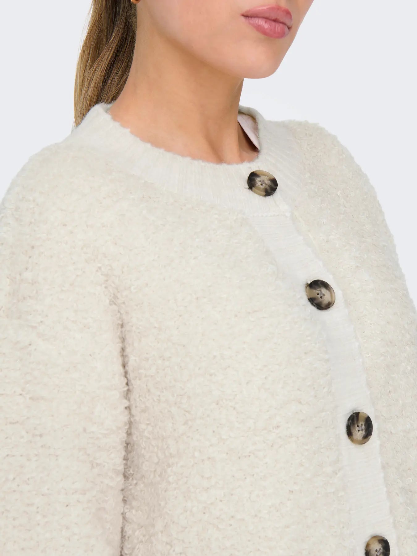 JDYEIRA L/S ONECK CARDIGAN BIRCH