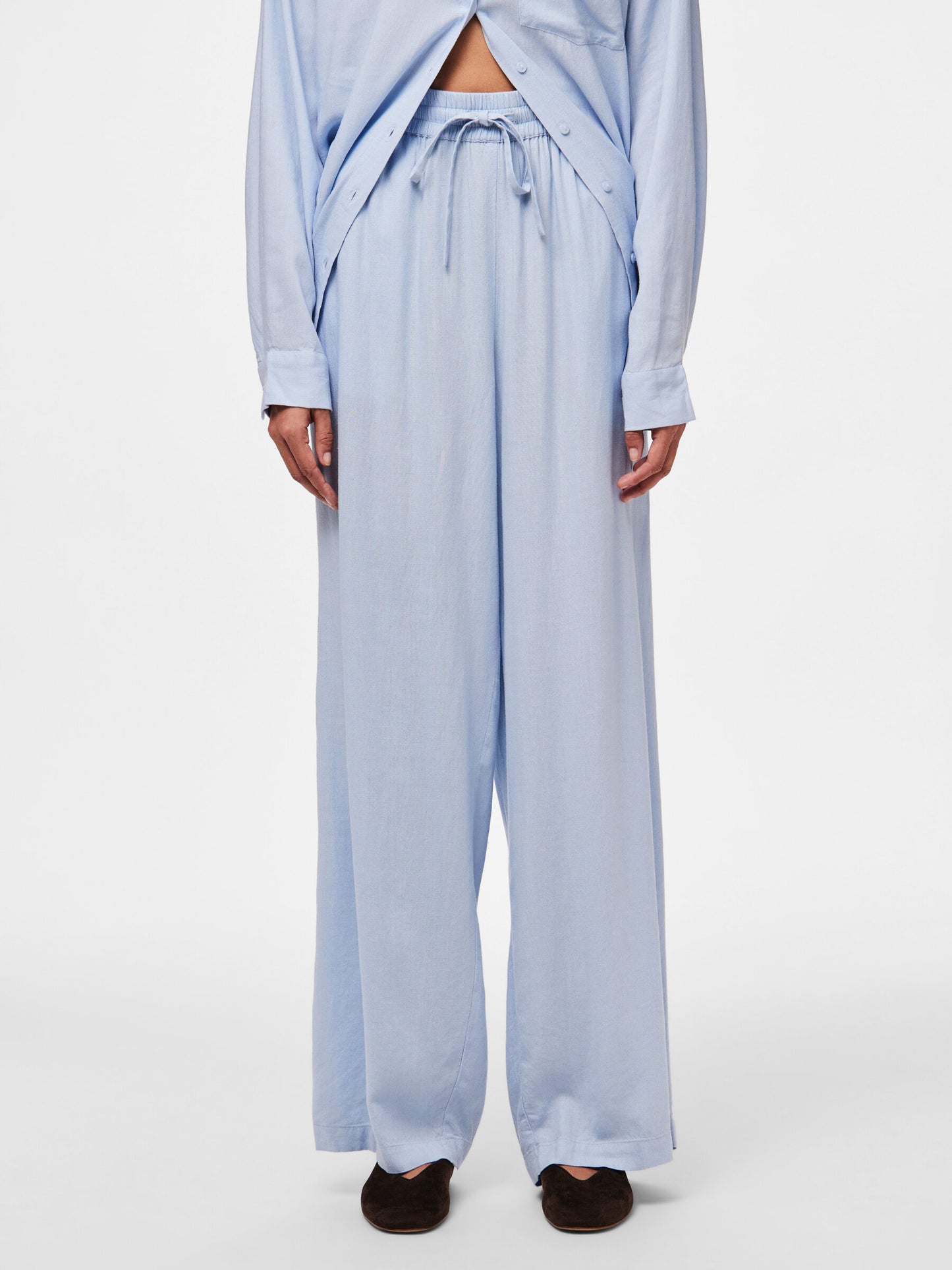 PCPIA HW WIDE PANTS LIGHT BLUE