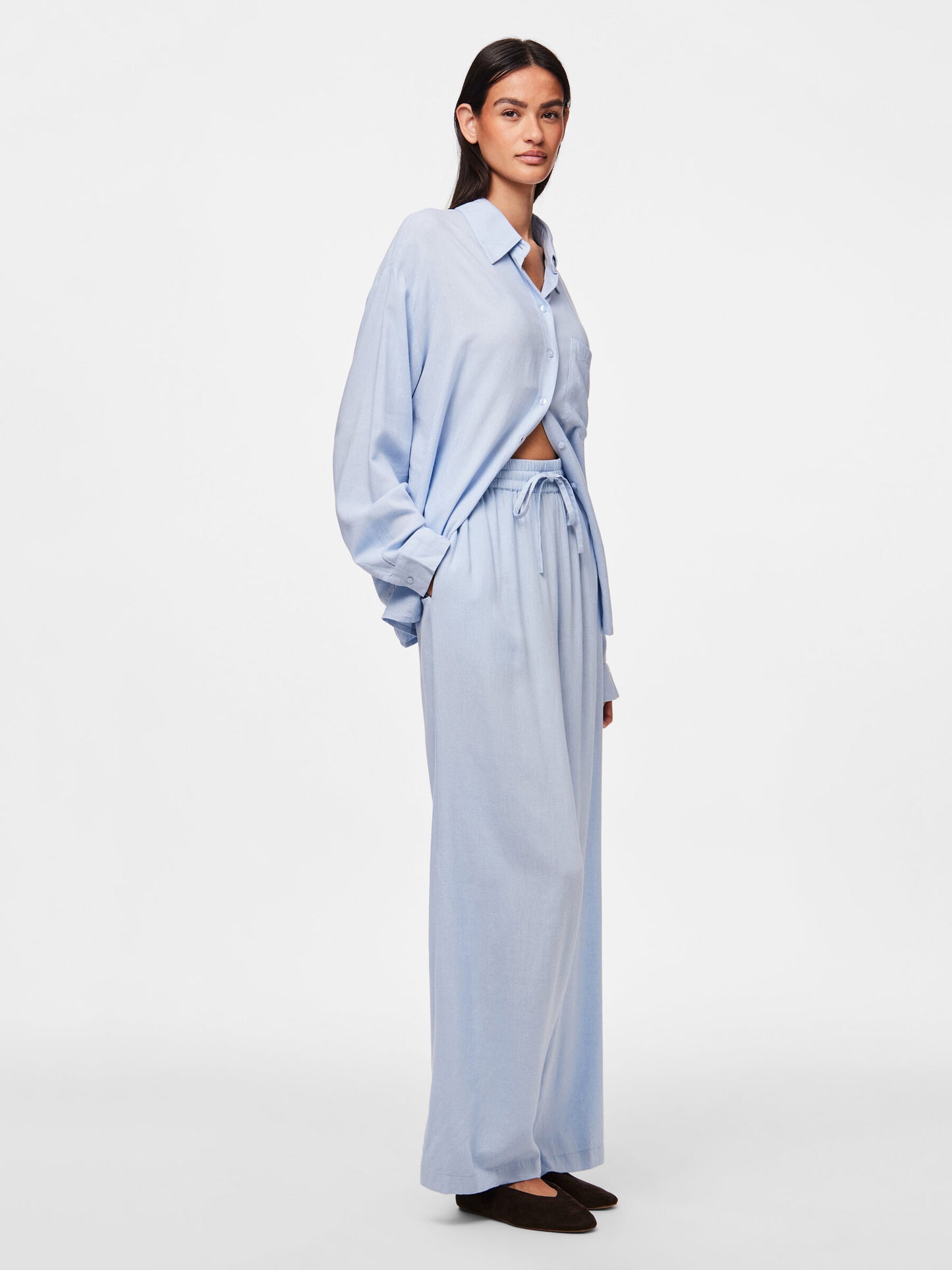 PCPIA HW WIDE PANTS LIGHT BLUE