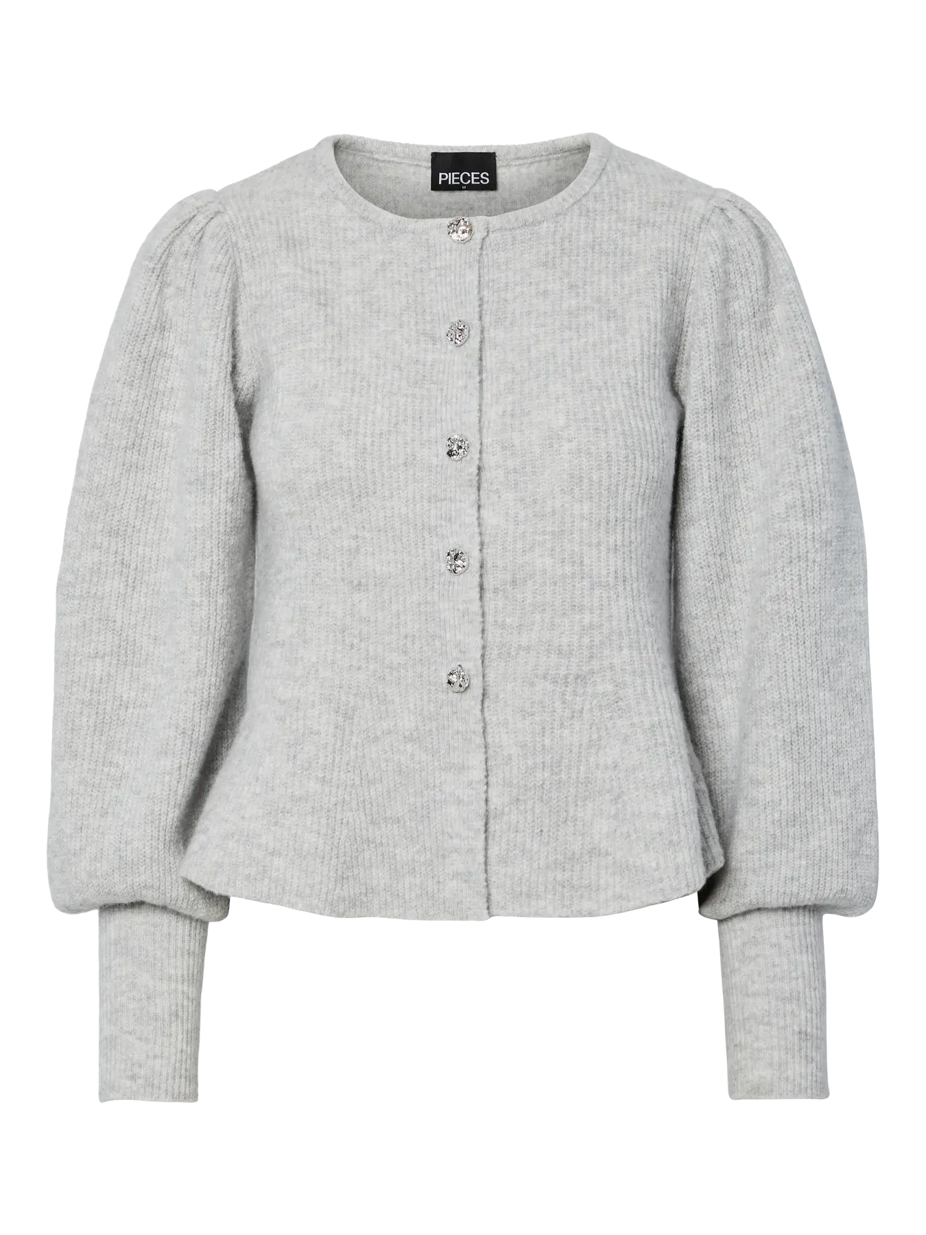 PCANNIE LS KNIT CARDIGAN LGM