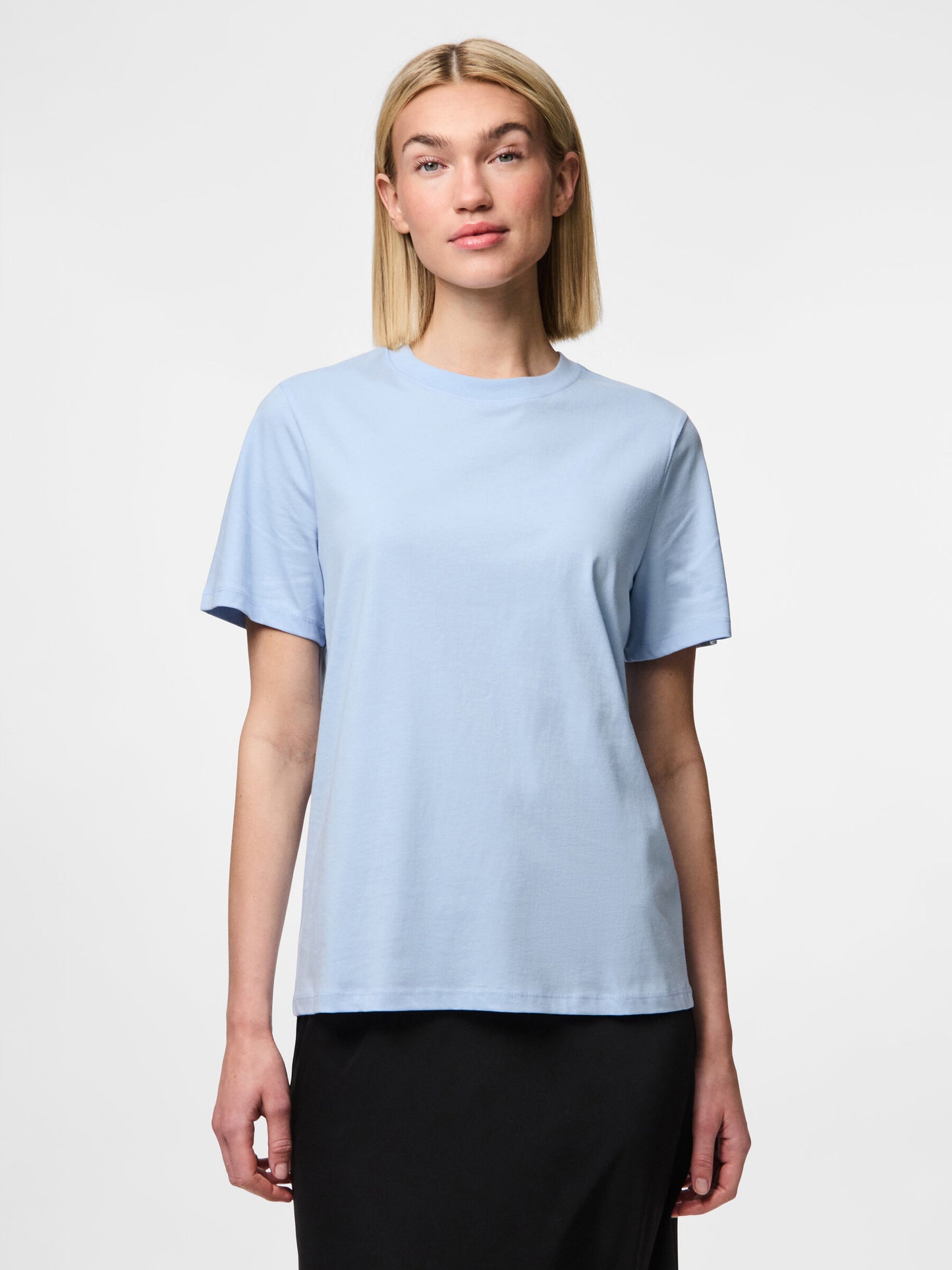 PCRIA SS TEE CASHMERE BLUE