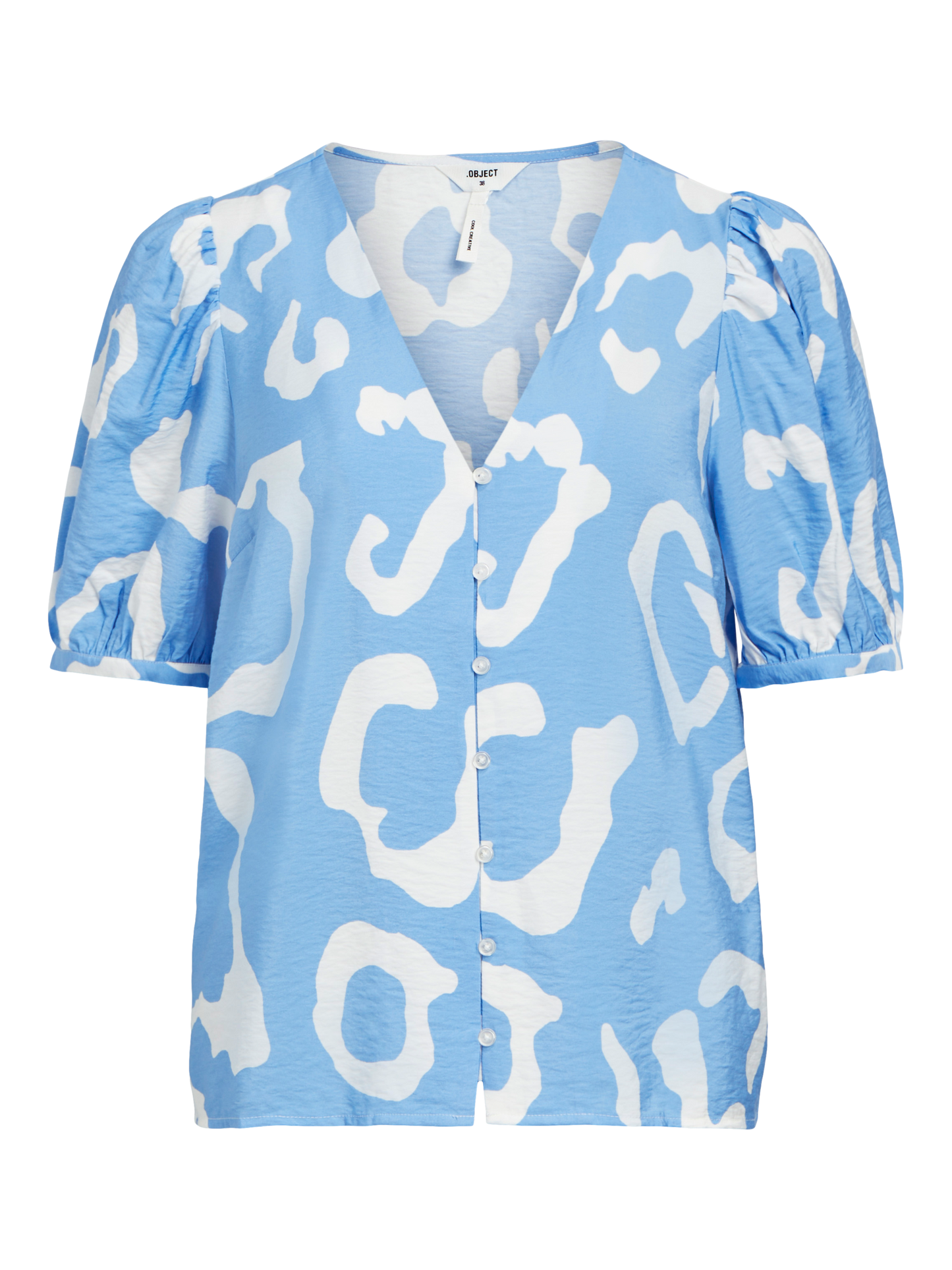 OBJJACIRA S/S V-NECK TOP