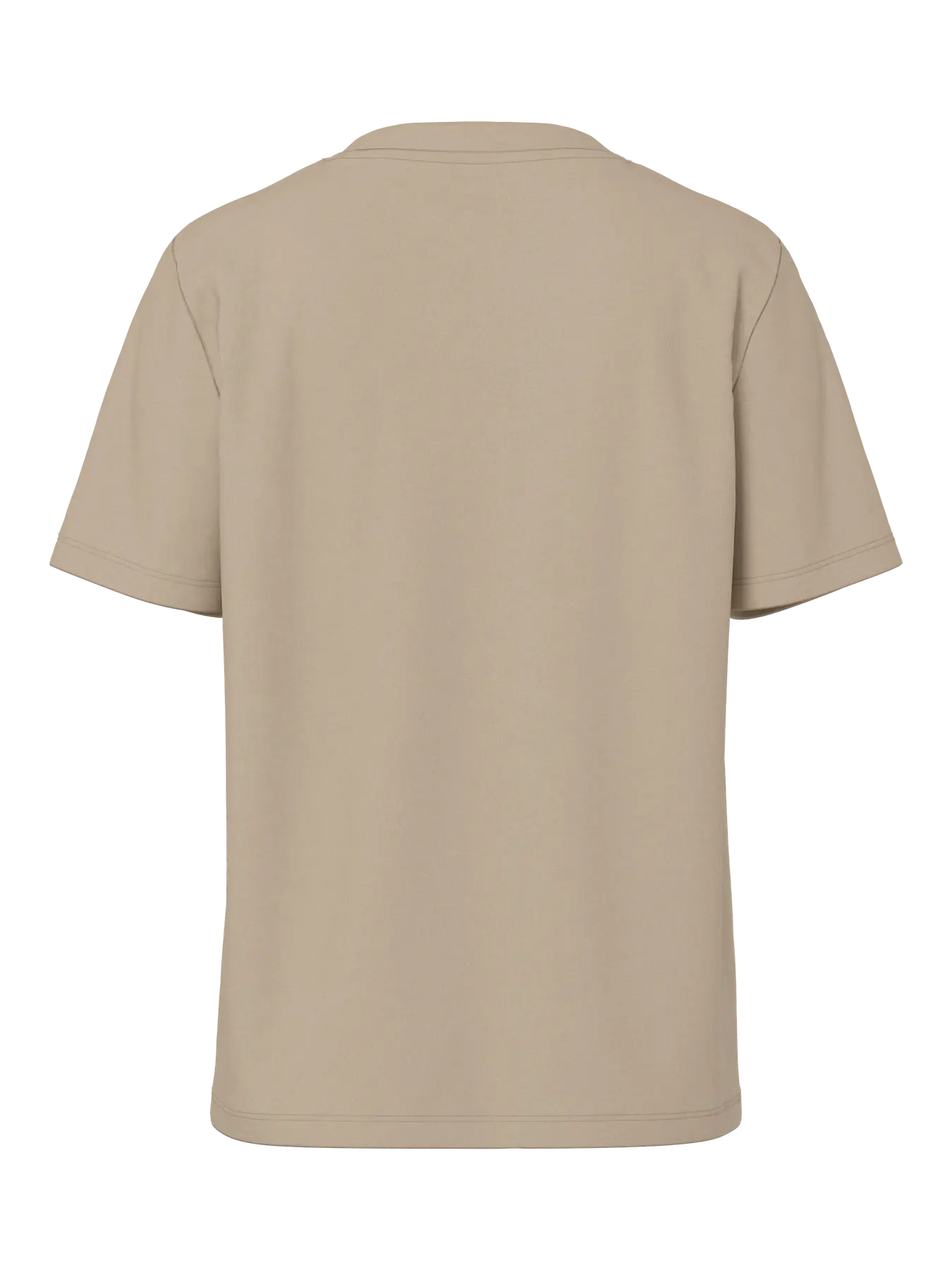 PCRIA SS SOLID TEE SILVER MINK