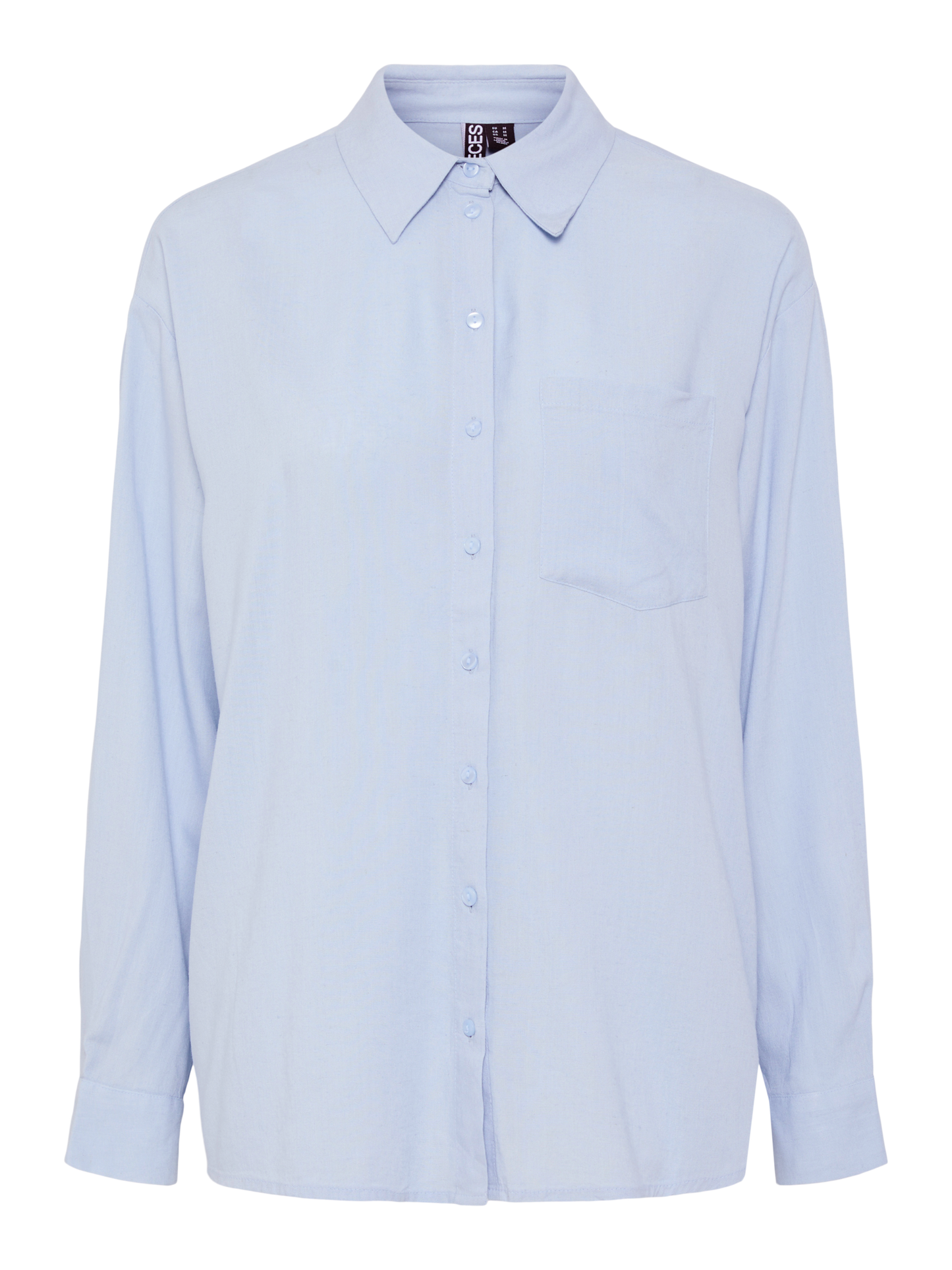 PCPIA LS LOOSE SHIRT LIGHT BLUE