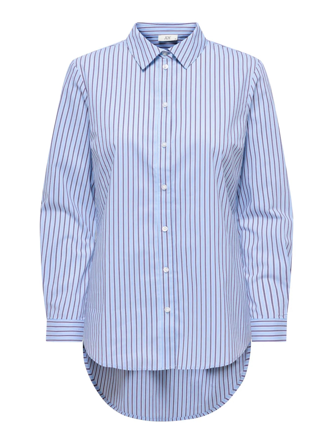 JDYMIO L/S SHIRT BLUE/BROWN