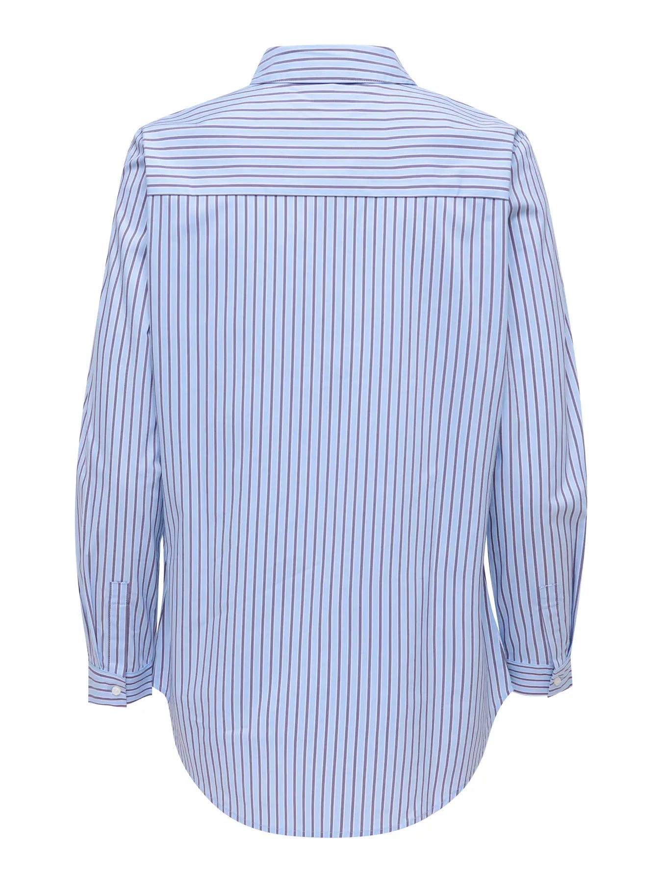 JDYMIO L/S SHIRT BLUE/BROWN