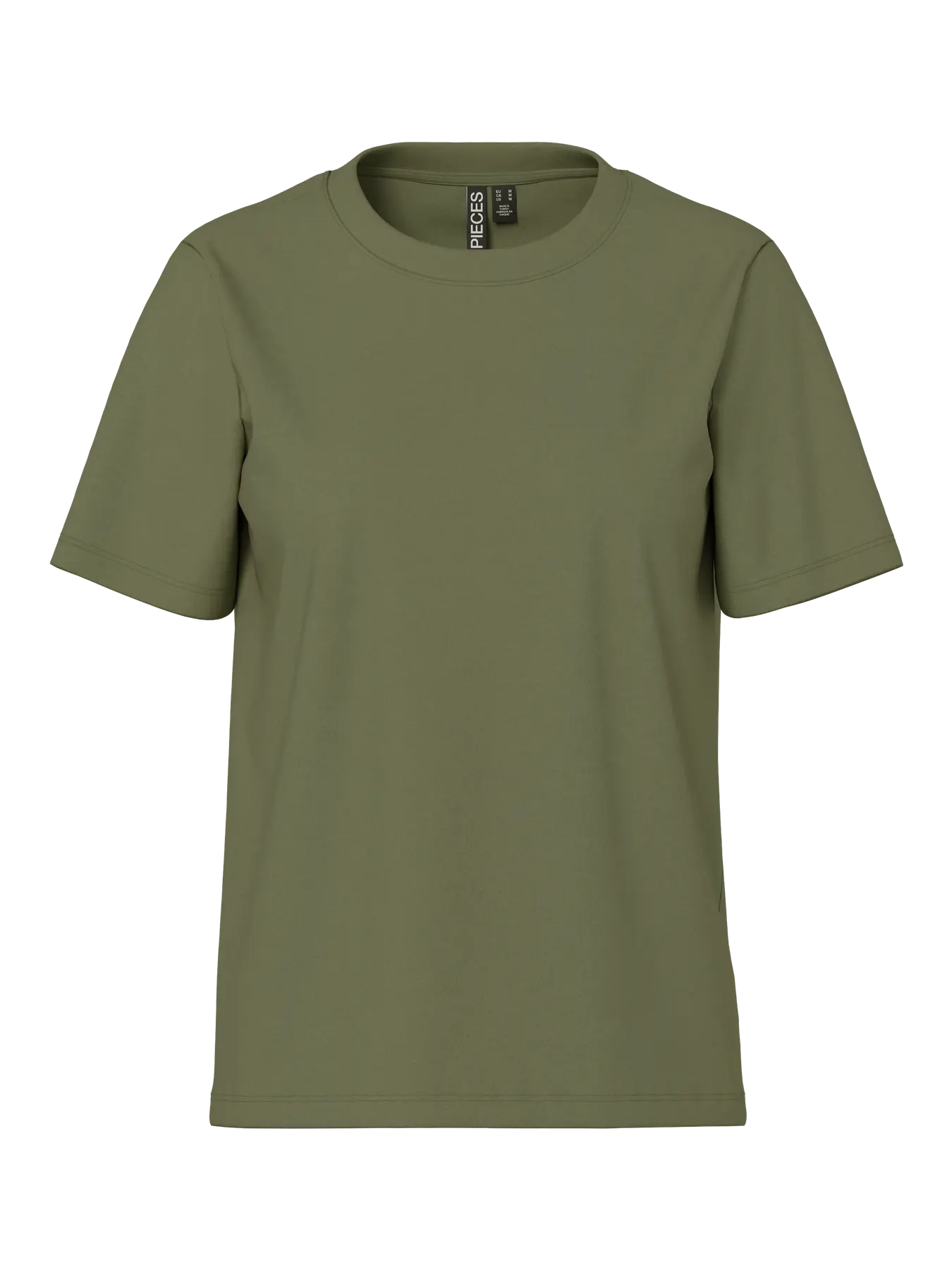 PCRIA SS SOLID TEE DEEP GREEN