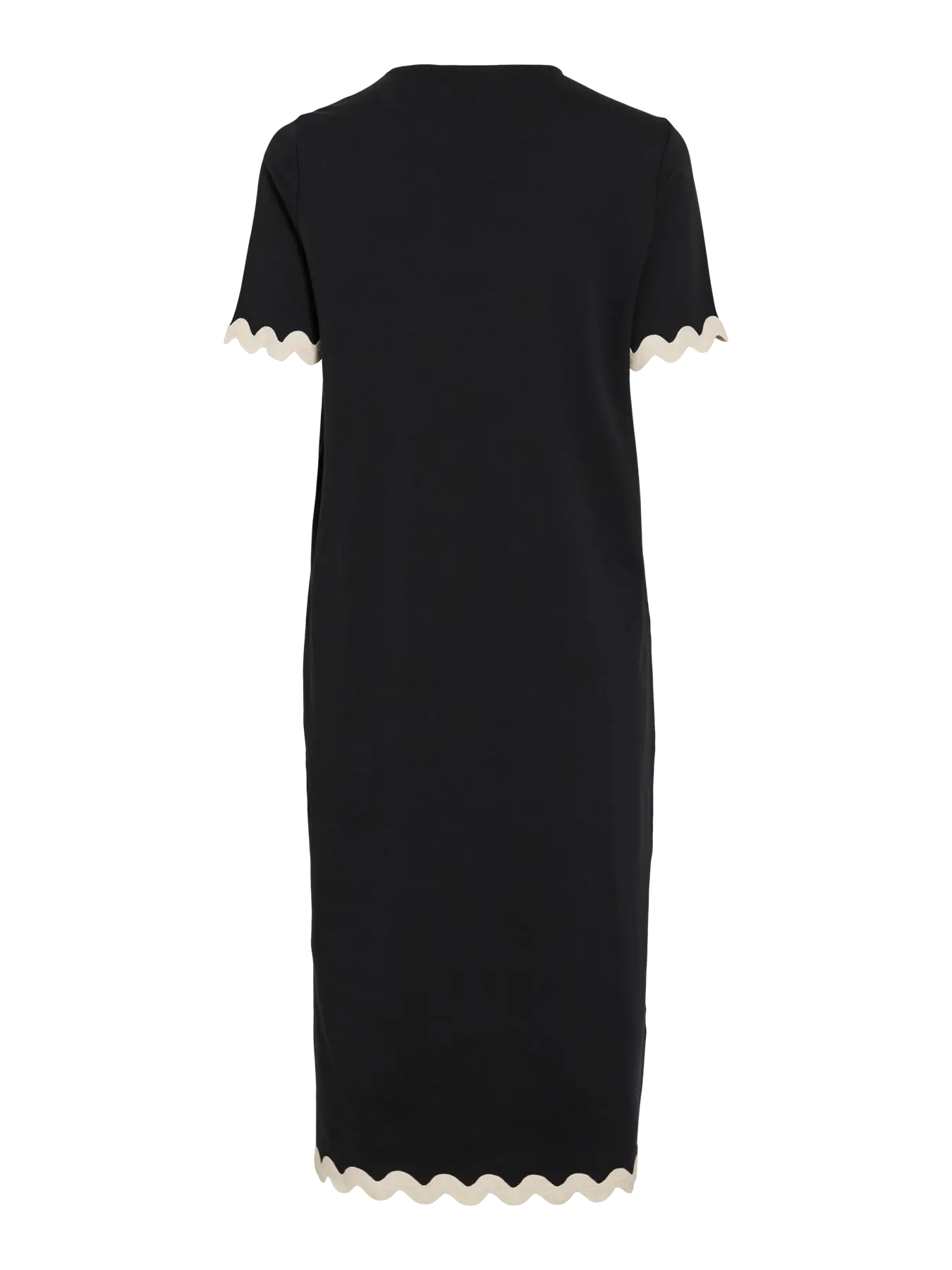 VICALISA O-NECK S/S MIDI DRESS