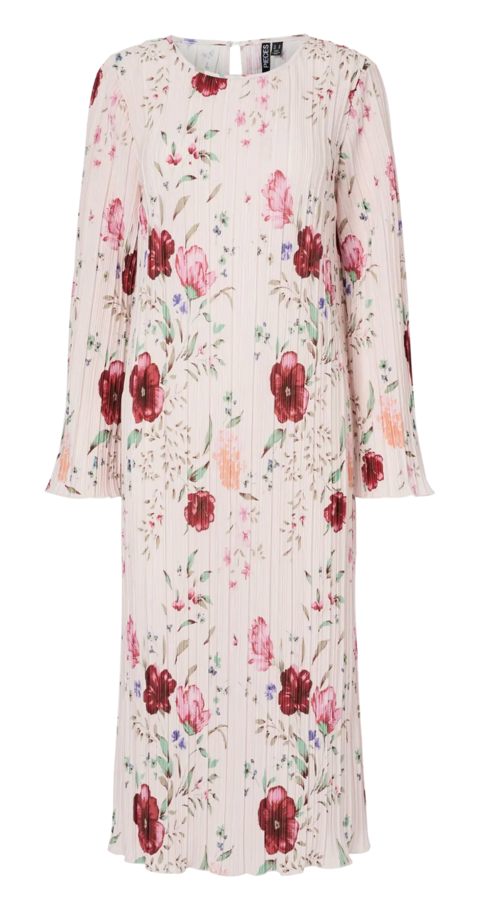 PCAMBER LS MIDI DRESS