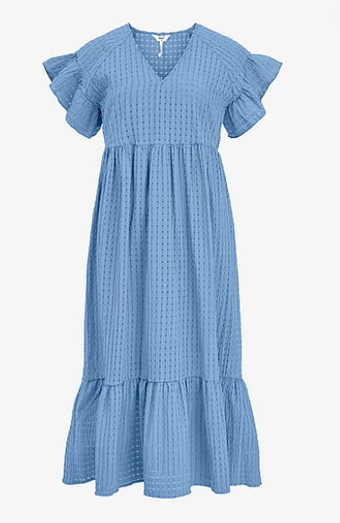 OBJVITA S/S LONG DRESS