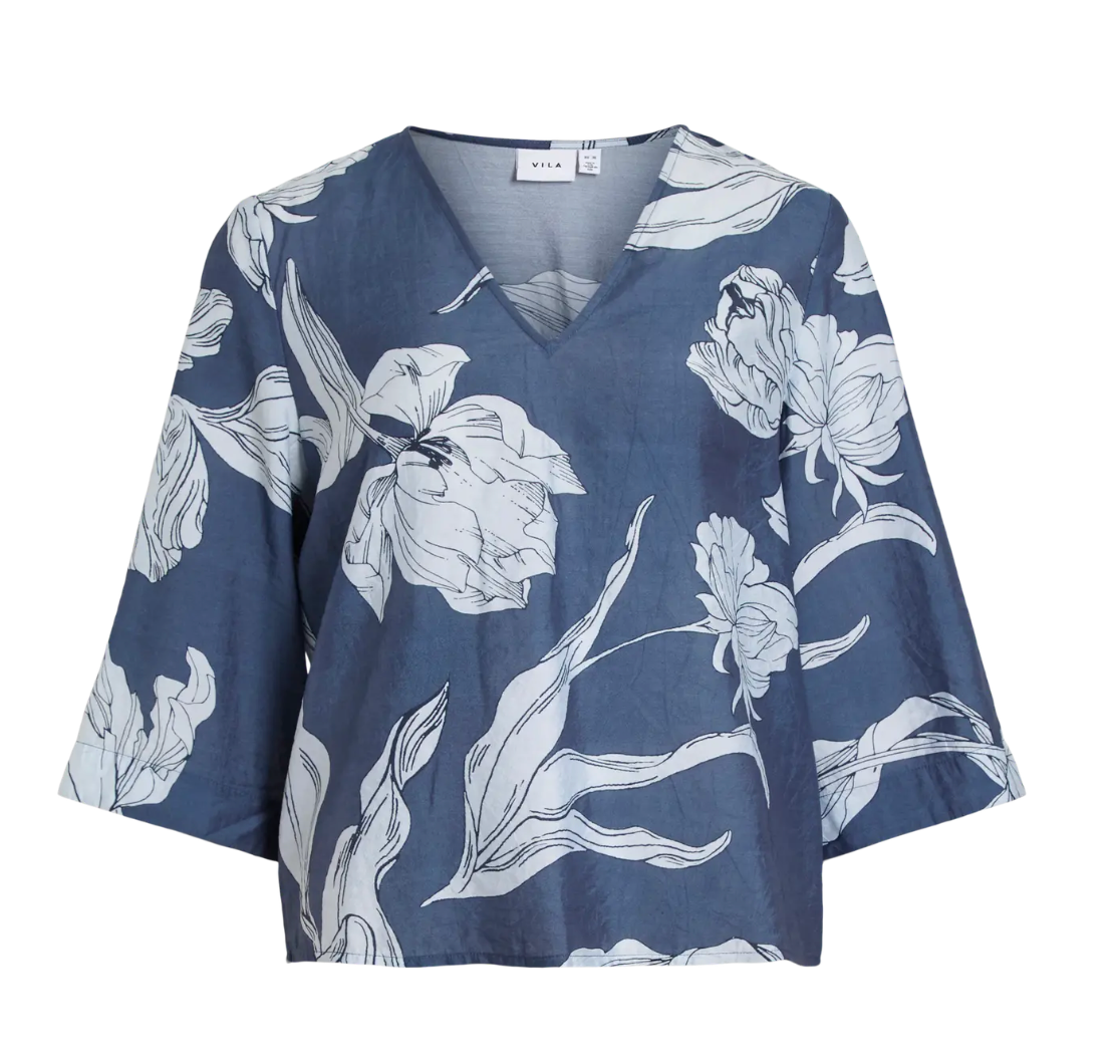 VIPIVA V-NECK 3/4 TOP