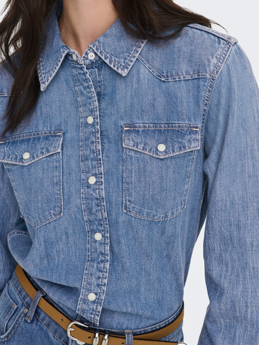 ONLCHARLIZE LS DNM SHIRT LBD