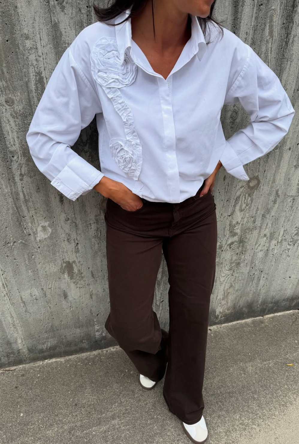 PCFELINE LS ROSE SHIRT