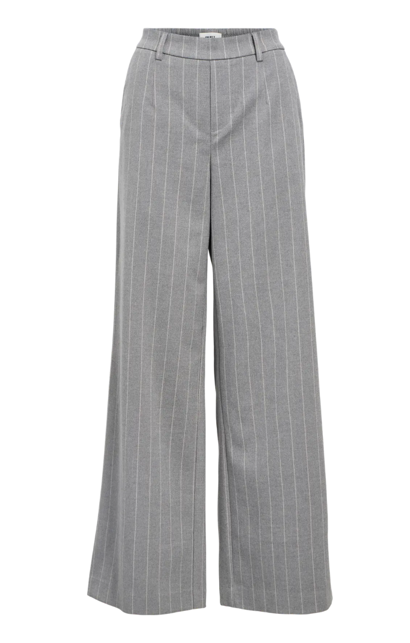 OBJLISA WIDE PANT MGM PINSTRIPE