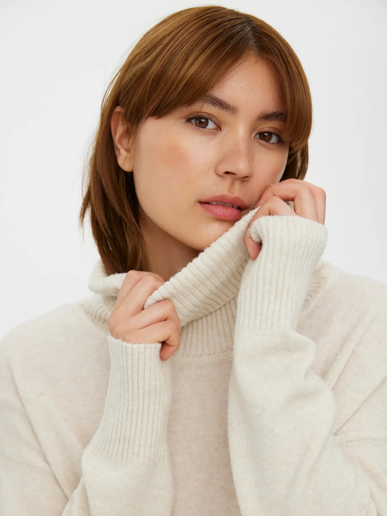 VMDOFFY LS COWLNECK BLOUSE BIRCH