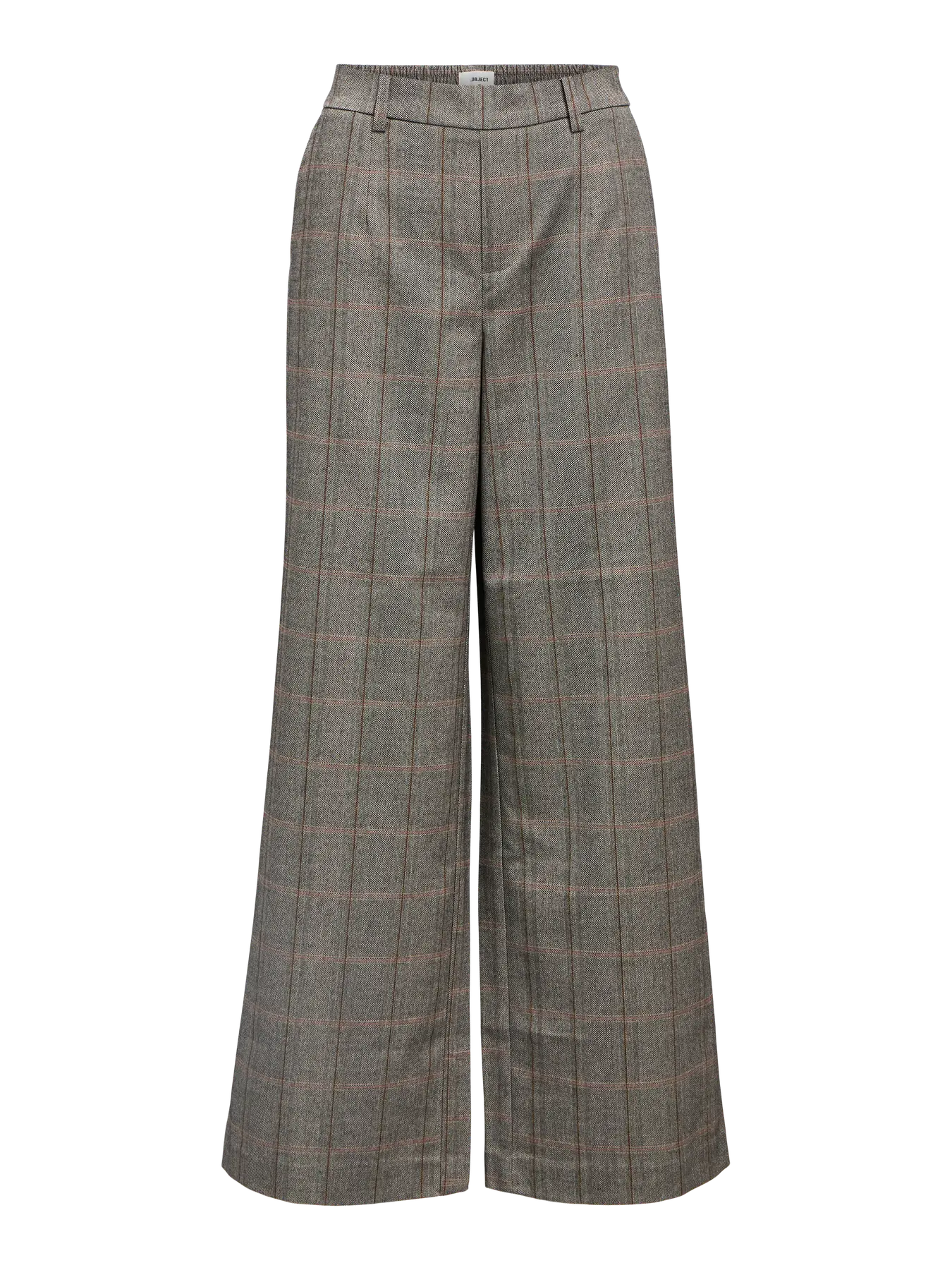 OBJLISA WIDE PANT CHECK