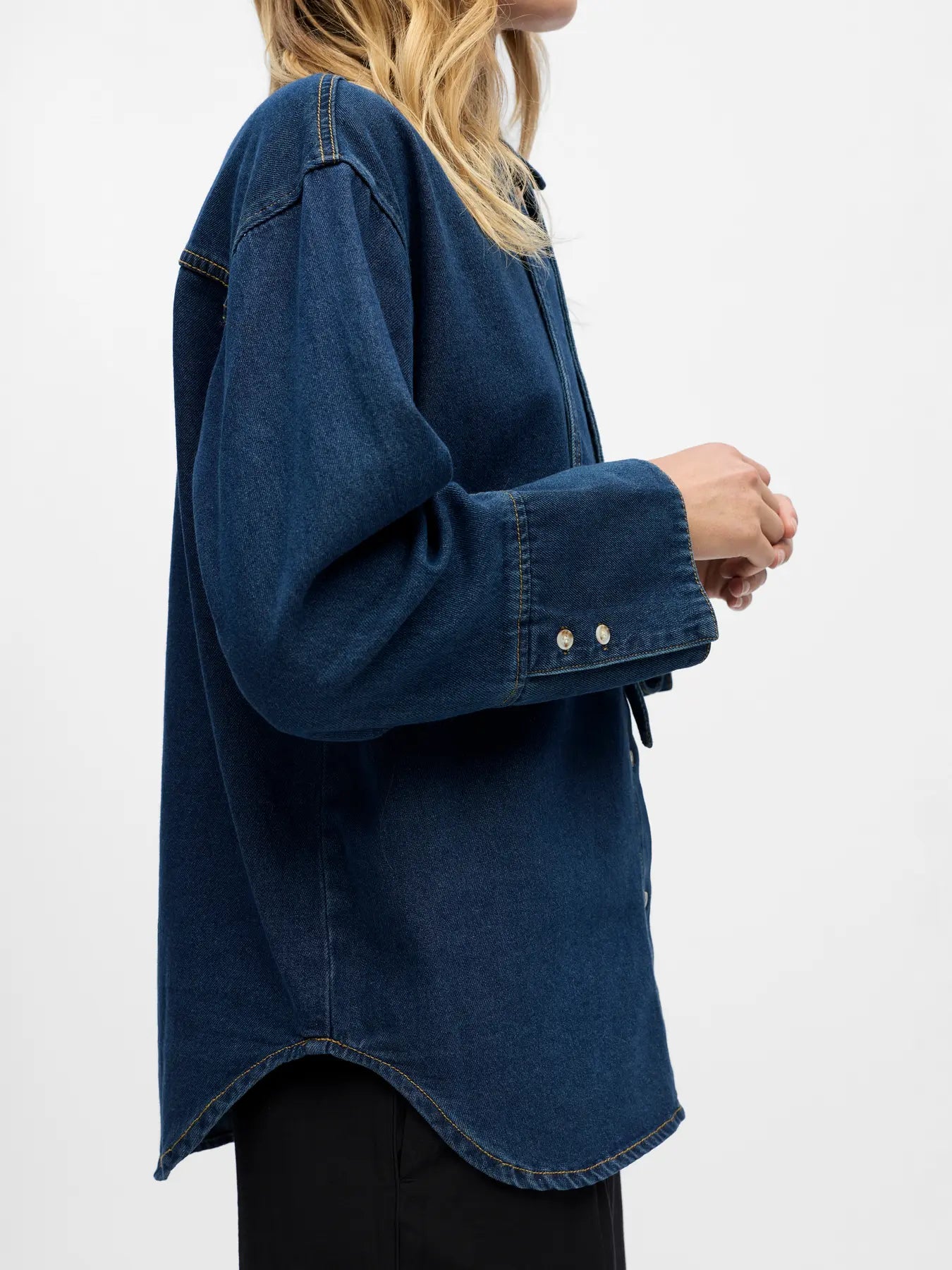 OBJNEEL L/S DENIM SHIRT