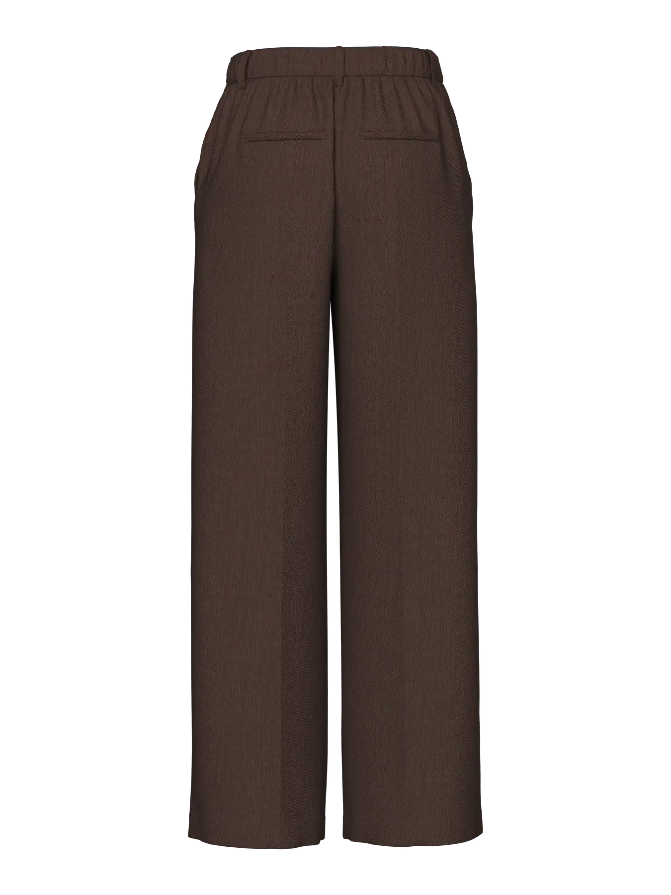 PCKAMIL HW WIDE PANT HOT FUDGE